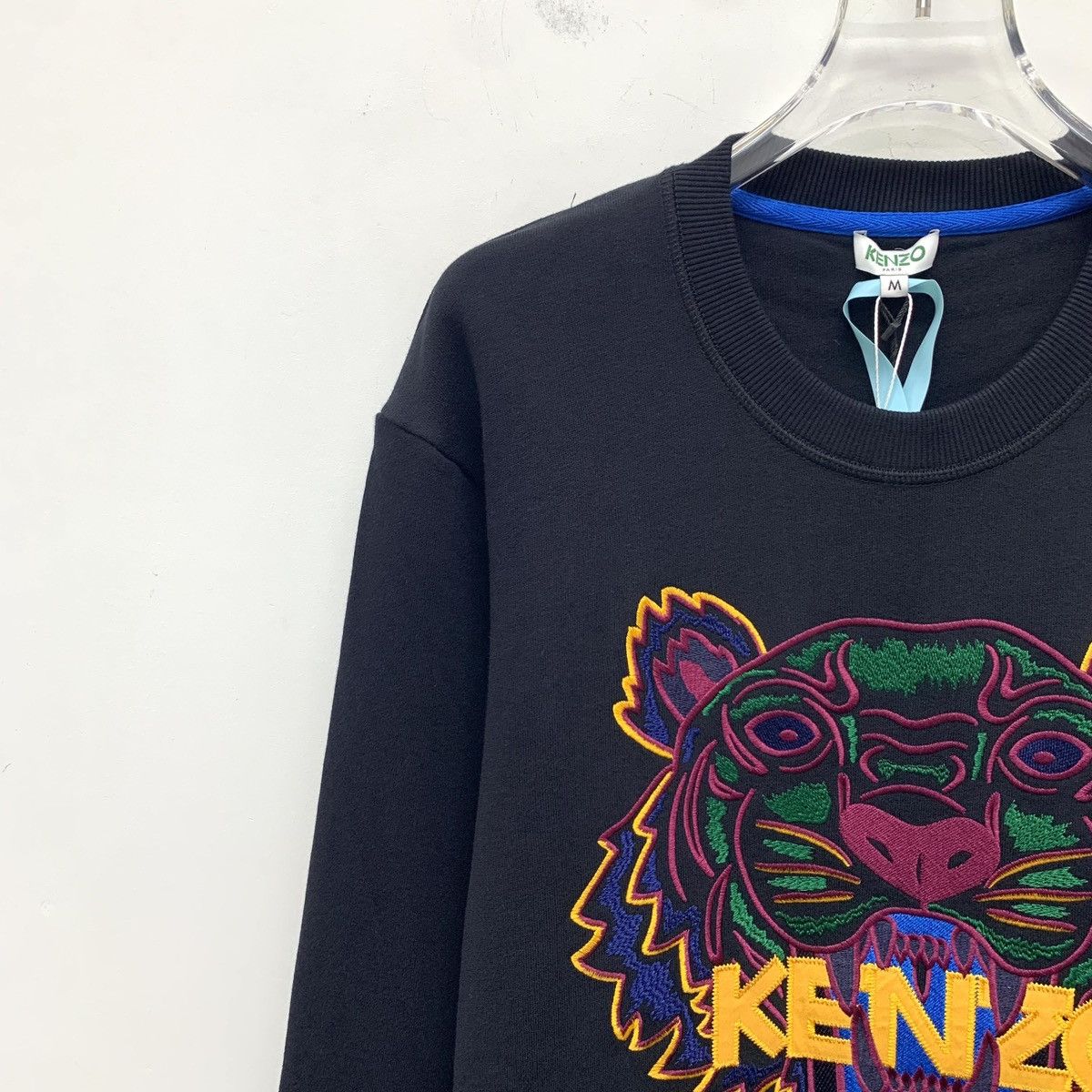 Kenzo Kenzo Tiger Head Embroidered Long Sleeve Sweatshirt K26WX Size US M / EU 48-50 / 2 - 3 Thumbnail