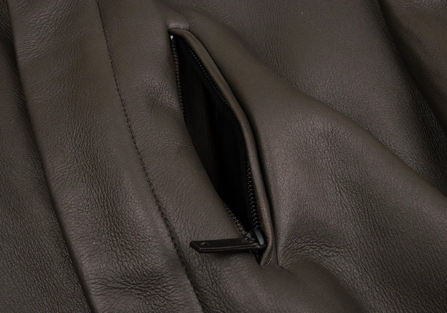Armani Collezioni Lamb Leather Shearling Coat in Brown Black Size 54 Size US XXS / EU 40 - 6 Thumbnail