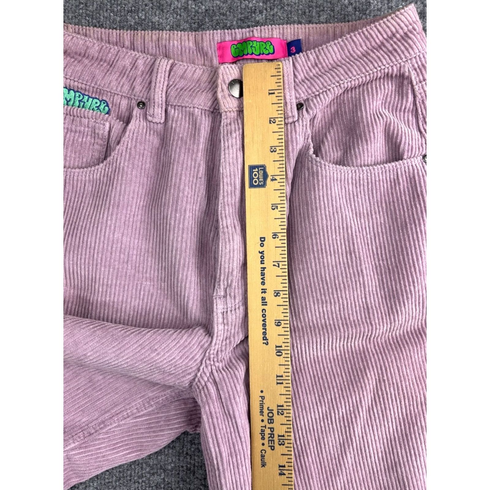 Empyre Empyre Tori Pants Women's 3 Pink Corduroy Straight Leg High Rise 5 Pocket Skater Size 26" / US 2 / IT 38 - 4 Thumbnail