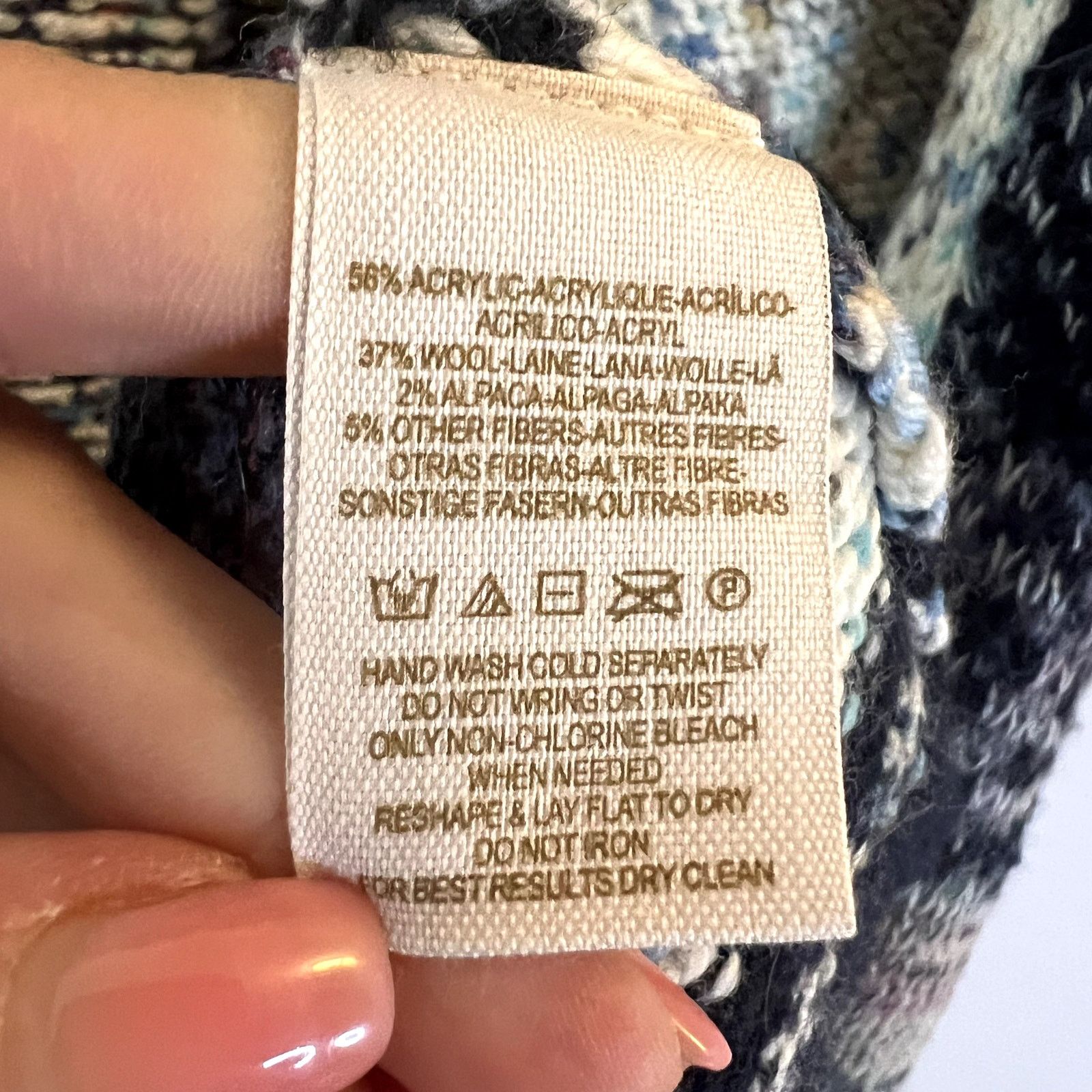 Free People Free People Women's Fair Isle Waterfall Duster Cardigan Size S / US 4 / IT 40 - 7 Thumbnail