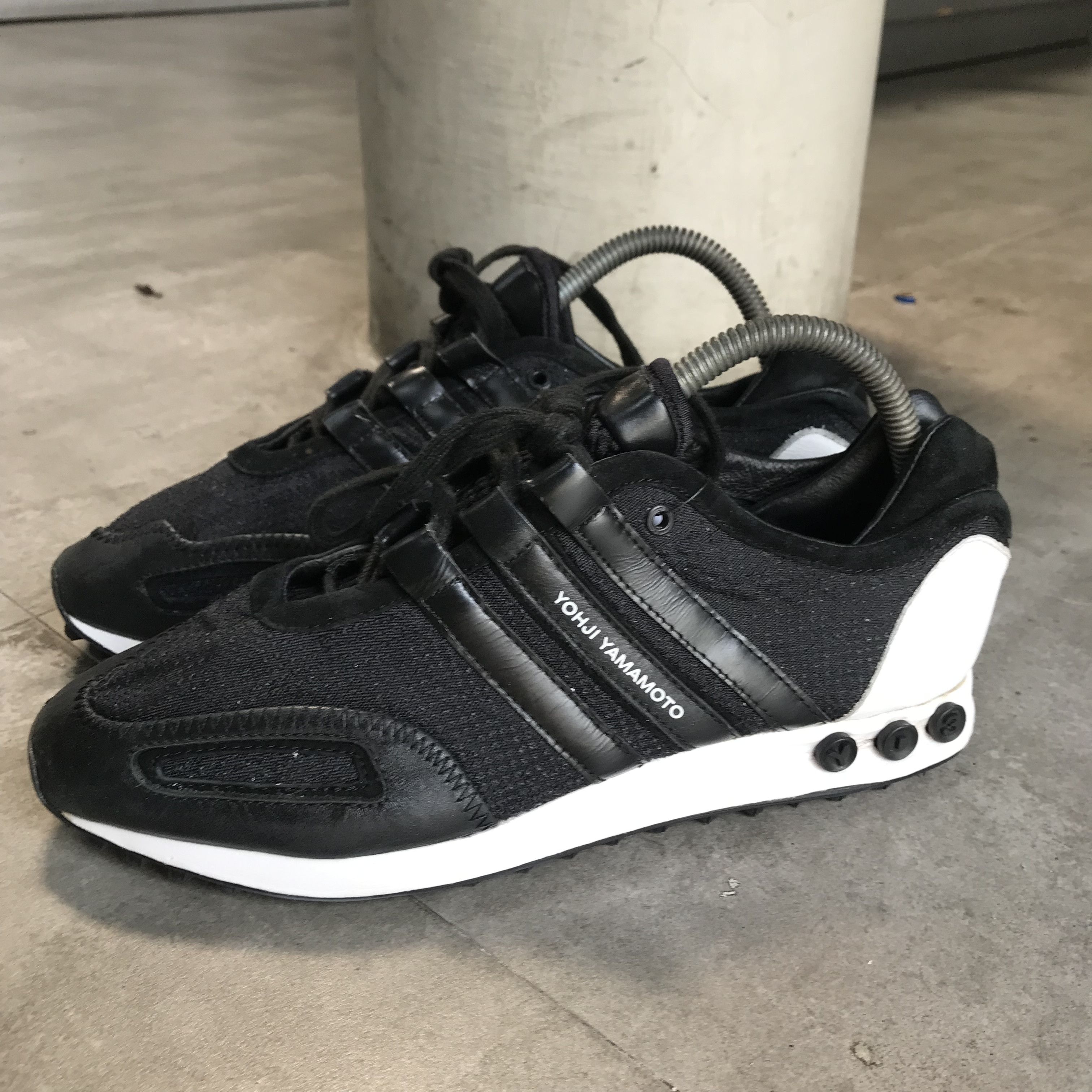 Yohji Yamamoto adidas x Yohji Yamamoto Y-3 La Trainner two tone colorway Size US 7 / EU 40 - 9 Thumbnail