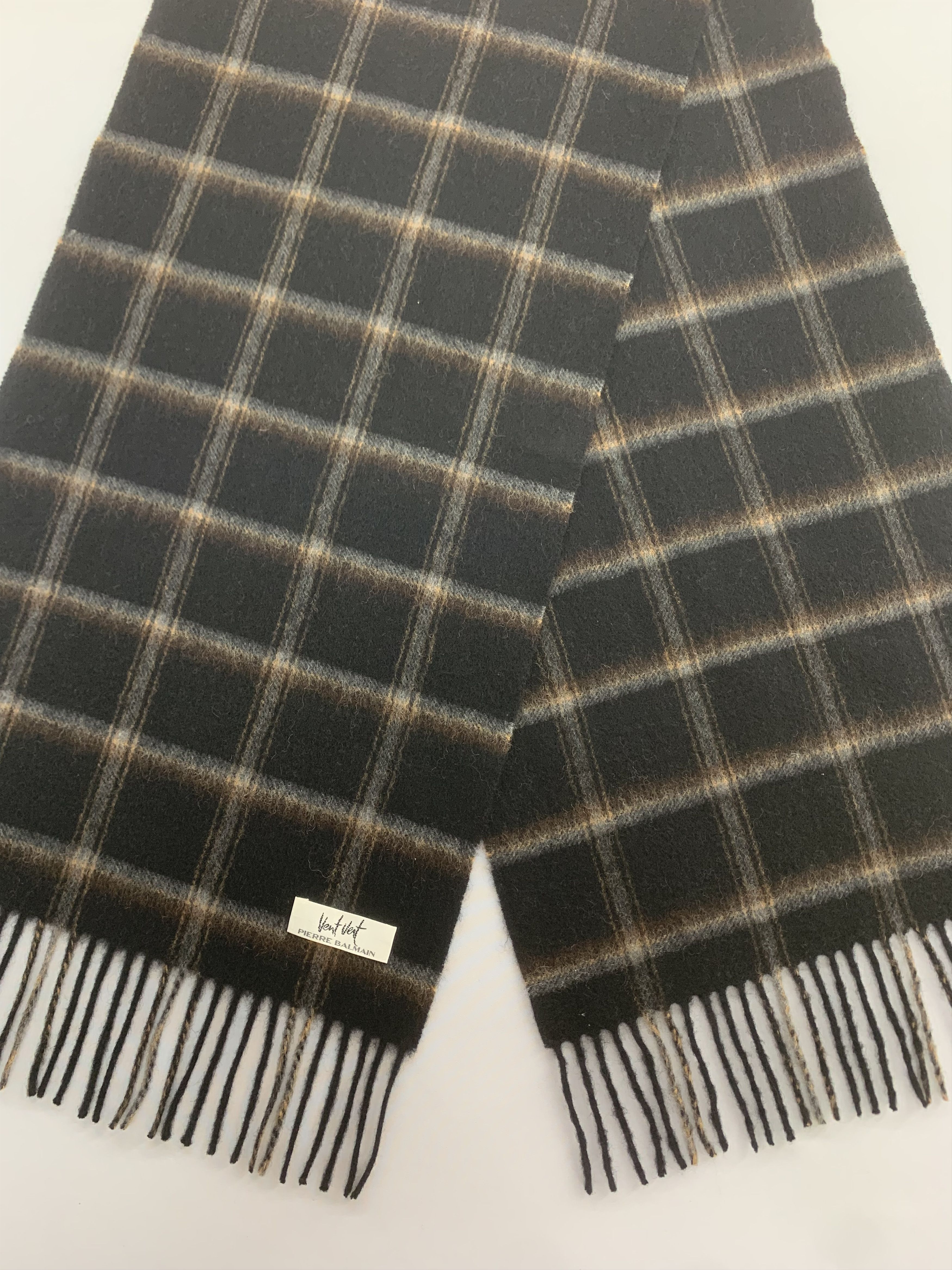 Pierre Balmain Pierre Balmain Scarf Wool Muffler Neck Wrap BL2122 Size ONE SIZE - 3 Thumbnail