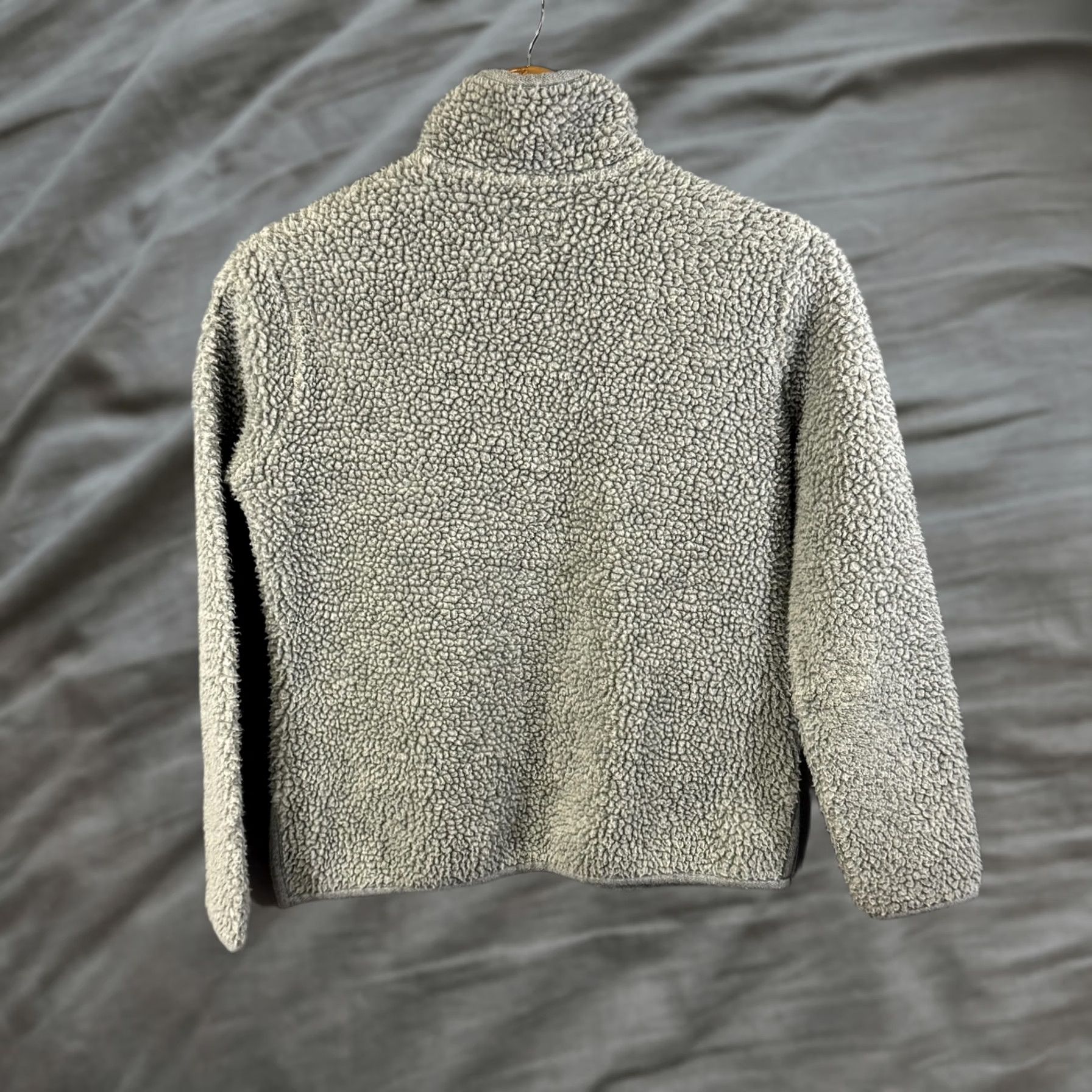 Marine Layer VINTAGE Marine Layer Pullover Sweatshirt Gray Sherpa Fleece Half Zip Pockets 1/4 Zip Womens Small Size S / US 4 / IT 40 - 1 Thumbnail