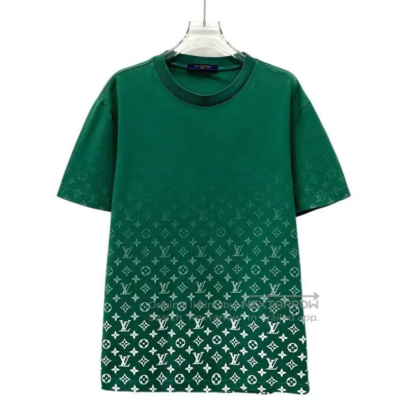 Louis Vuitton Louis Vuitton Green Cotton Men's T. Size US L / EU 52-54 / 3 - 1 Thumbnail