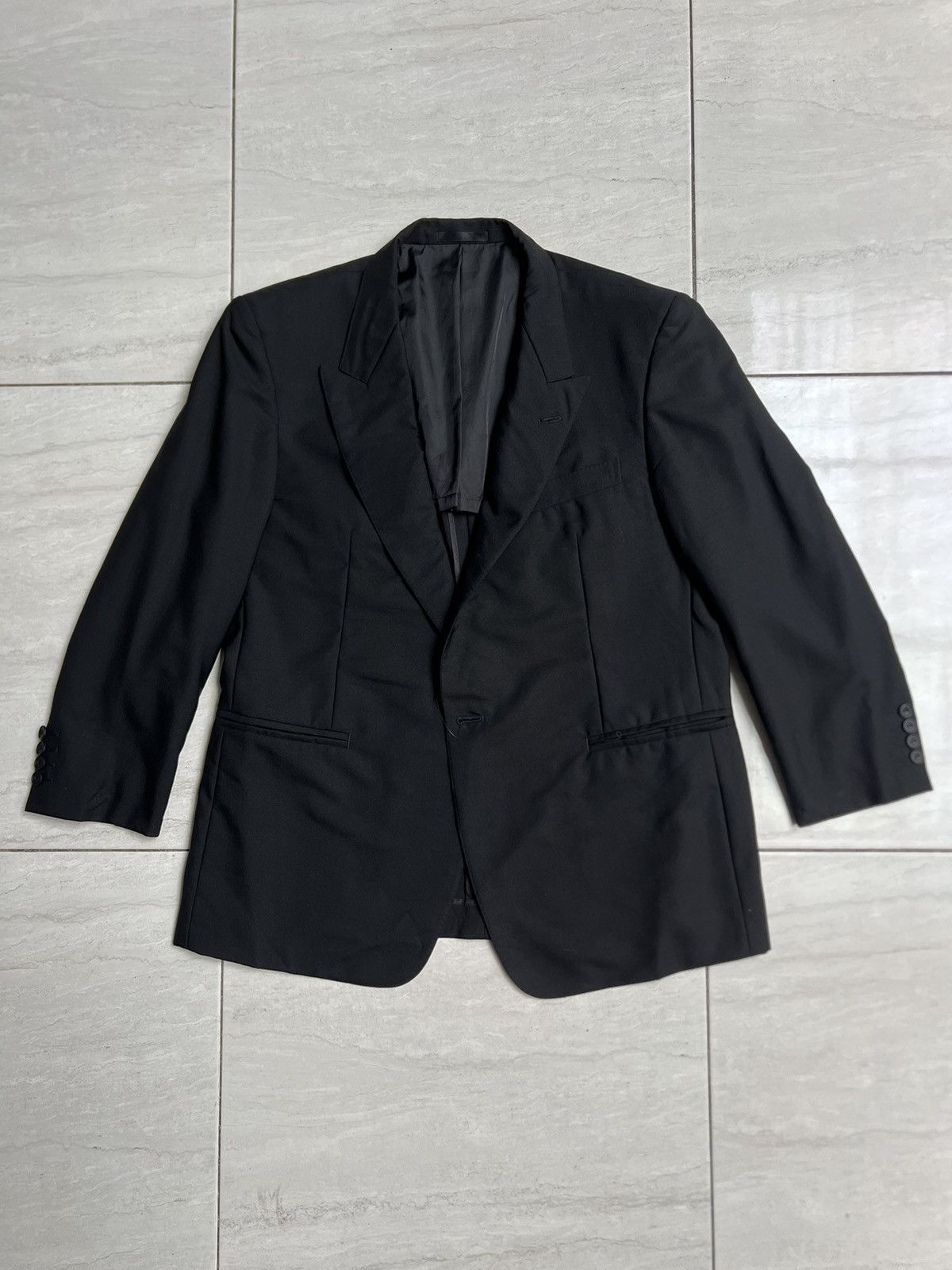 Burberry BURBERRYS Black Suit Blazers Size US M / EU 48-50 / 2 - 1 Thumbnail