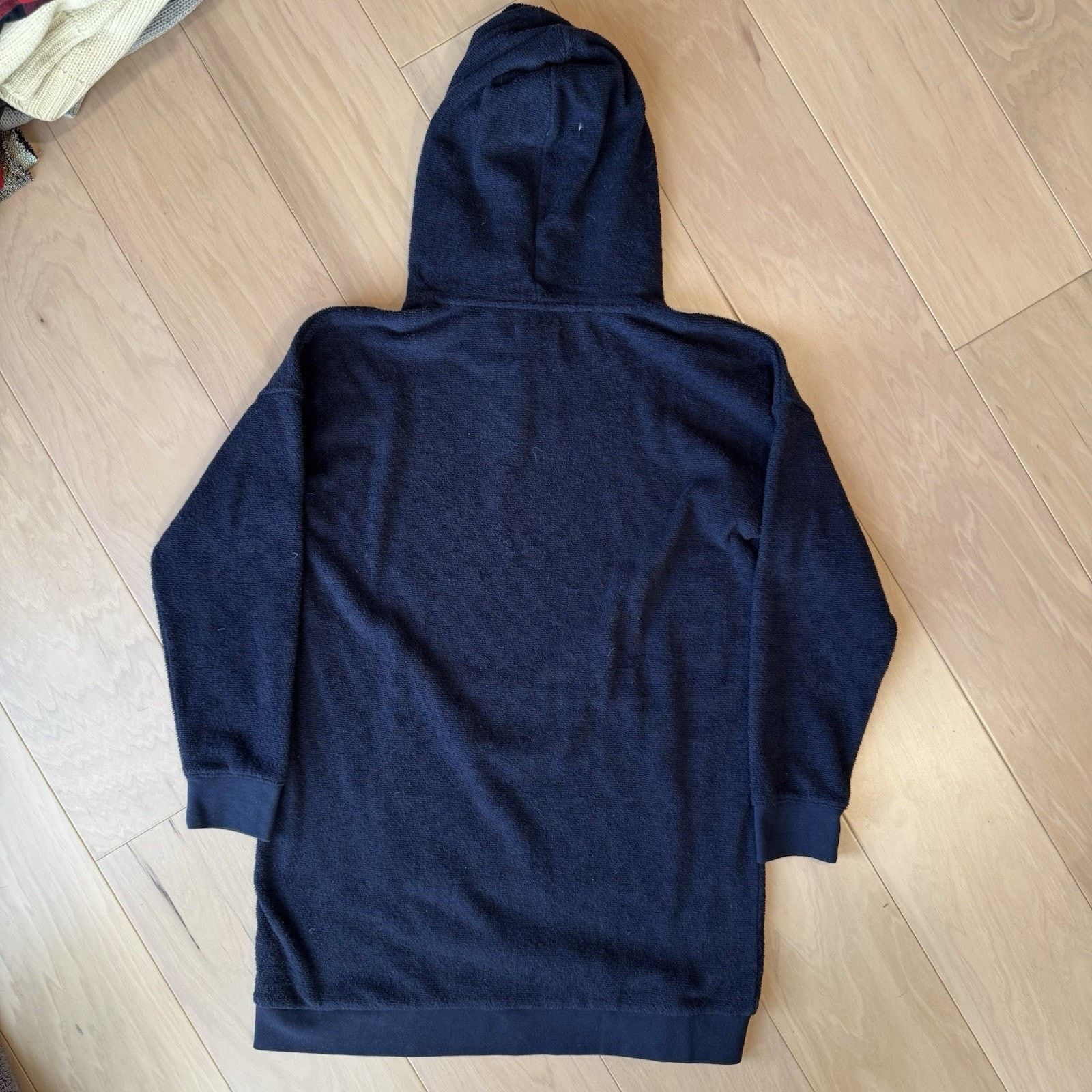 Outerknown Outerknown Hoodie Dress Women's Medium Navy Terry Cotton Size M / US 6-8 / IT 42-44 - 8 Thumbnail