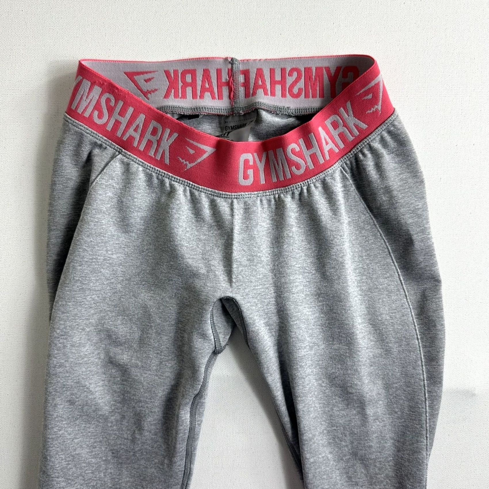 Gymshark Gymshark Leggings V3 Light Gray Womens Size S Active Gym Training Skinny Elastic Waist Compression - Regular Fit Leggings Size 28" / US 6 / IT 42 - 3 Thumbnail