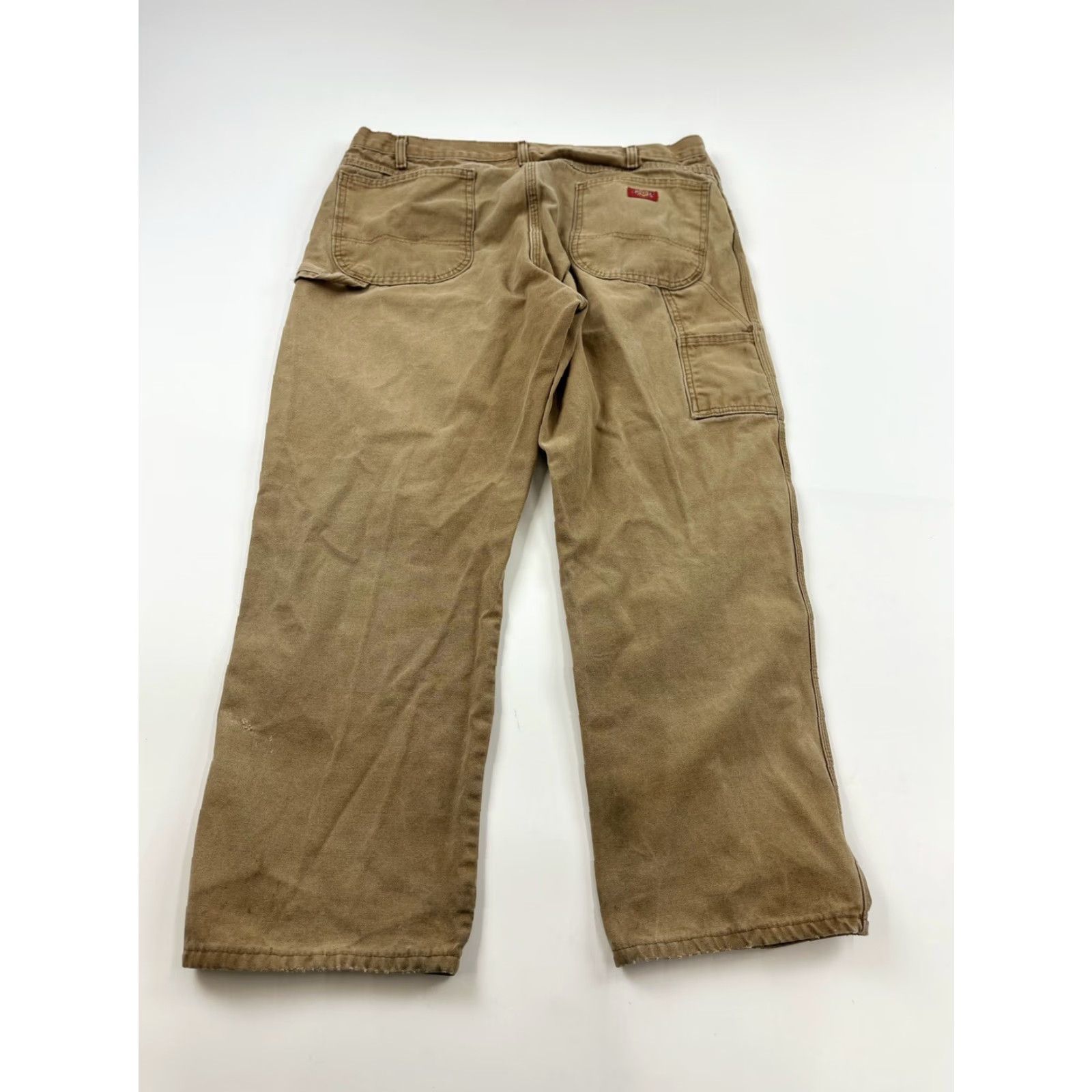 Dickies VINTAGE Dickies Pants Men’s 40 x 30 Carpenter Workwear Brown Beige Duck Utility Patch Pockets Size US 40 / EU 56 - 2 Thumbnail