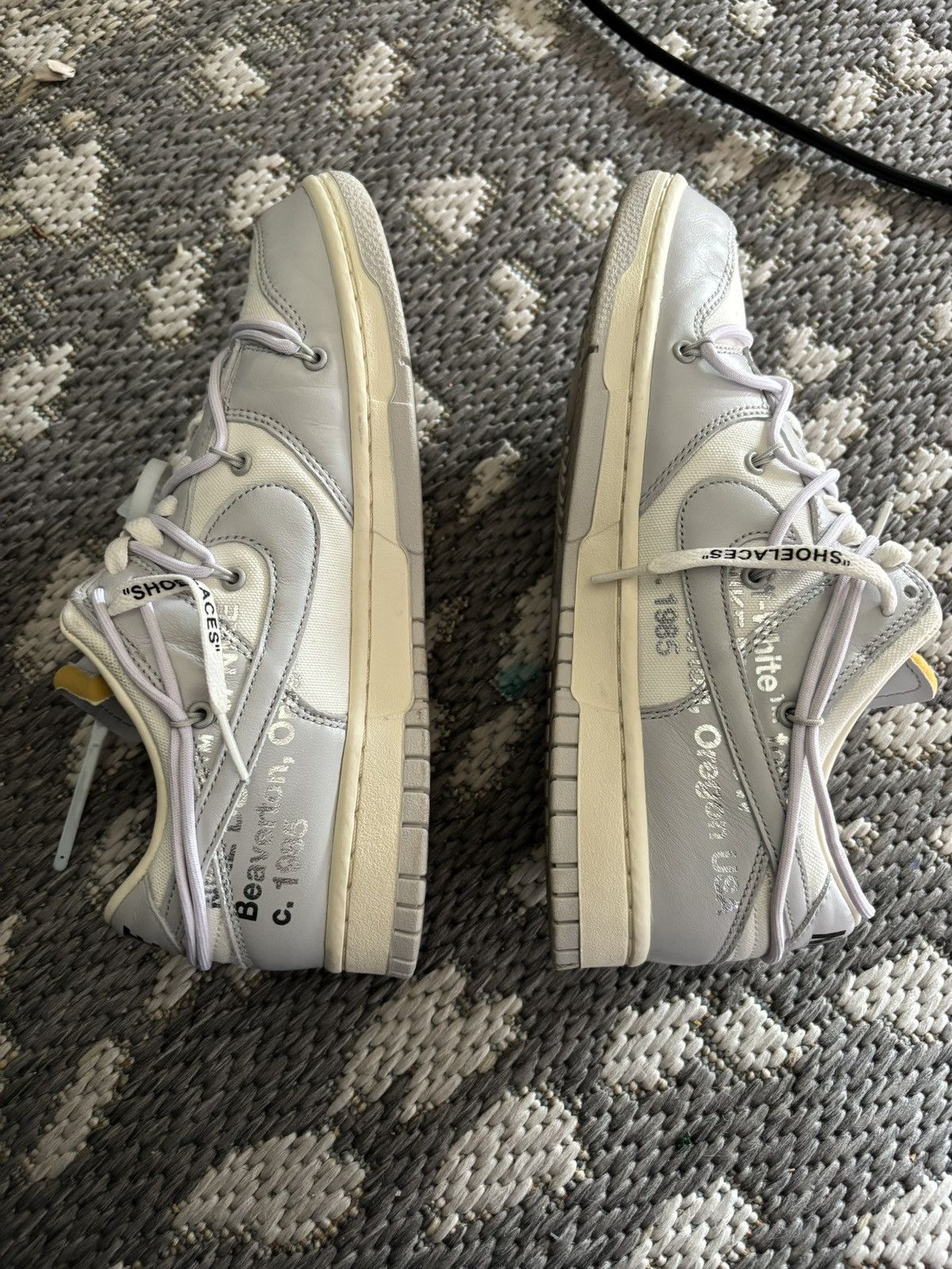 Off-White Off White Dunks NIKE Lot 49 Size US 8.5 / EU 41-42 - 6 Thumbnail