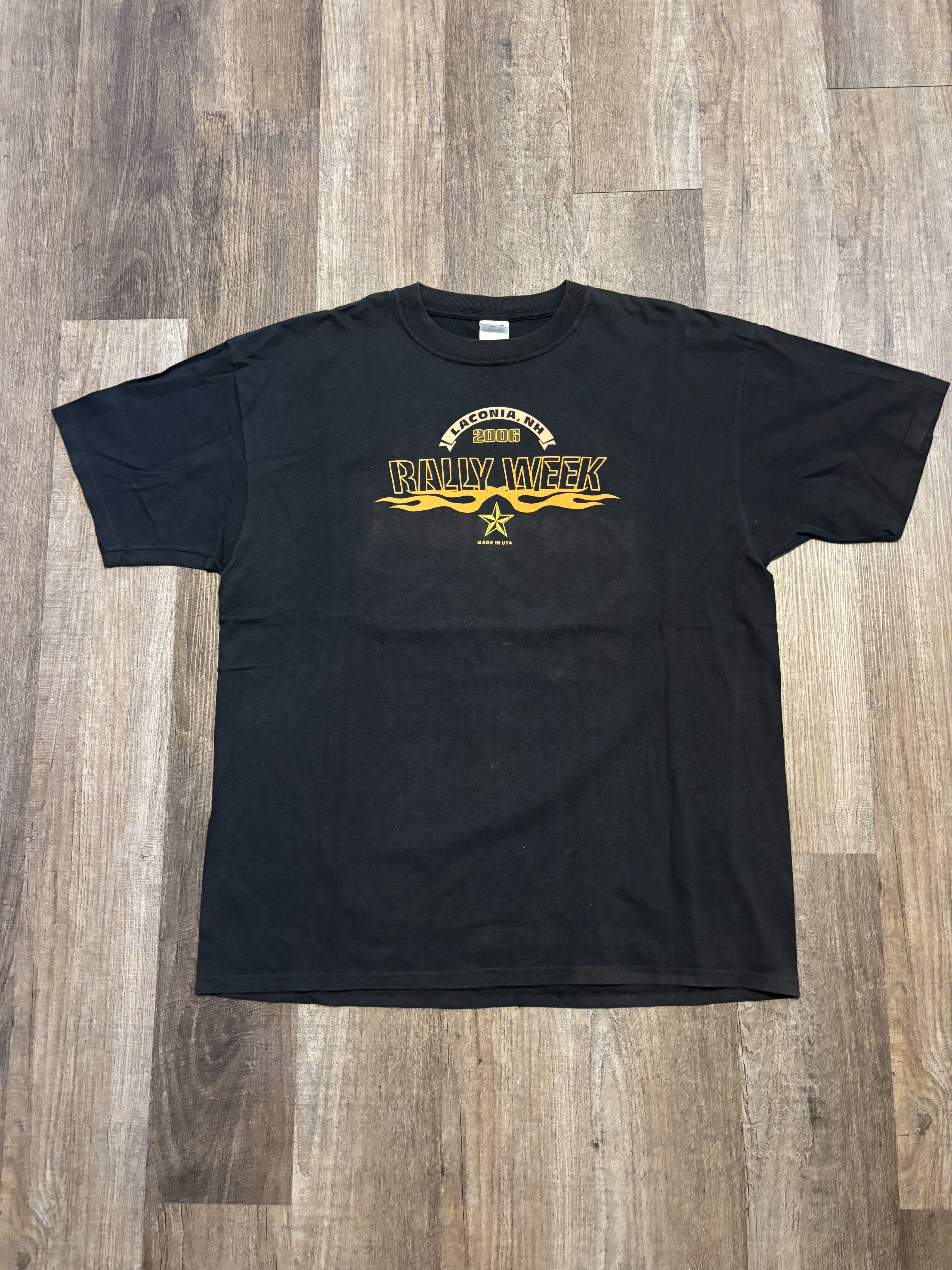 Vintage Laconia, NH Bike Week Double Sided Tee Shirt