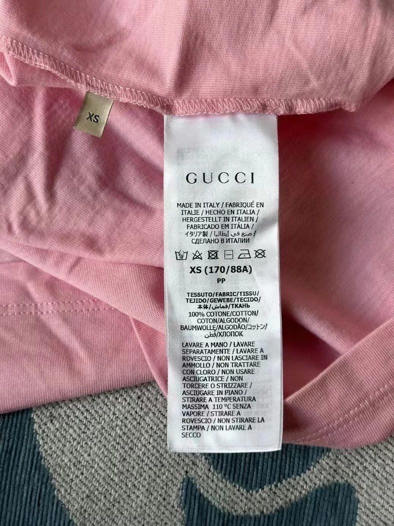 Gucci Gucci Pink pineapple short sleeves 2501-Nextarrow Size US XS / EU 42 / 0 - 5 Thumbnail