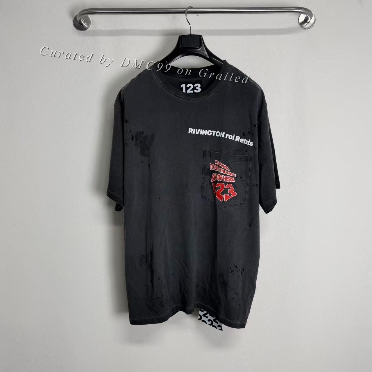 Market RRR-123 x MRKT Pop Up Limited Black Logo Tee Size US L / EU 52-54 / 3 - 1 Thumbnail