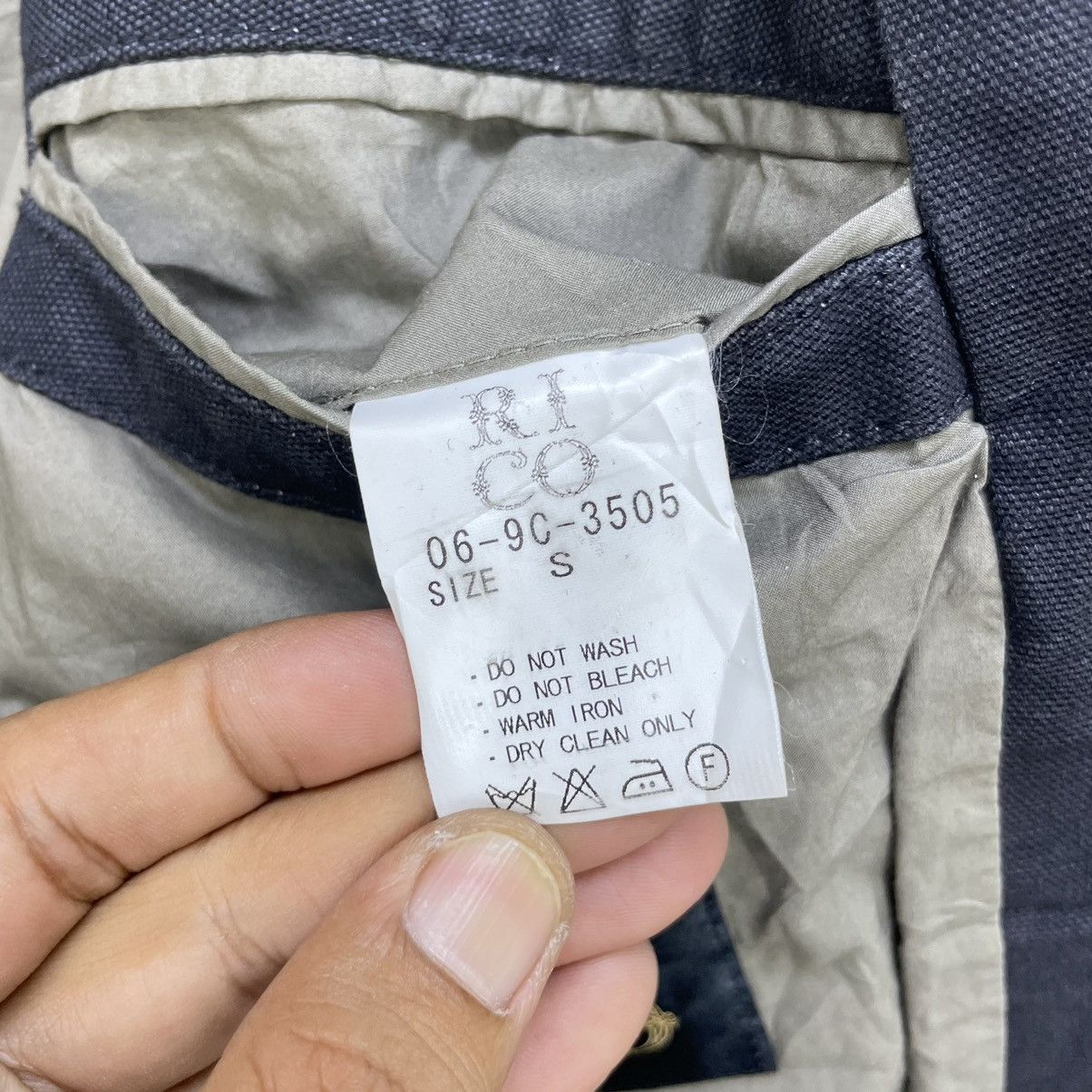 Japanese Brand RICO Made In Japan Single Button Casual Jacket Size US M / EU 48-50 / 2 - 7 Thumbnail