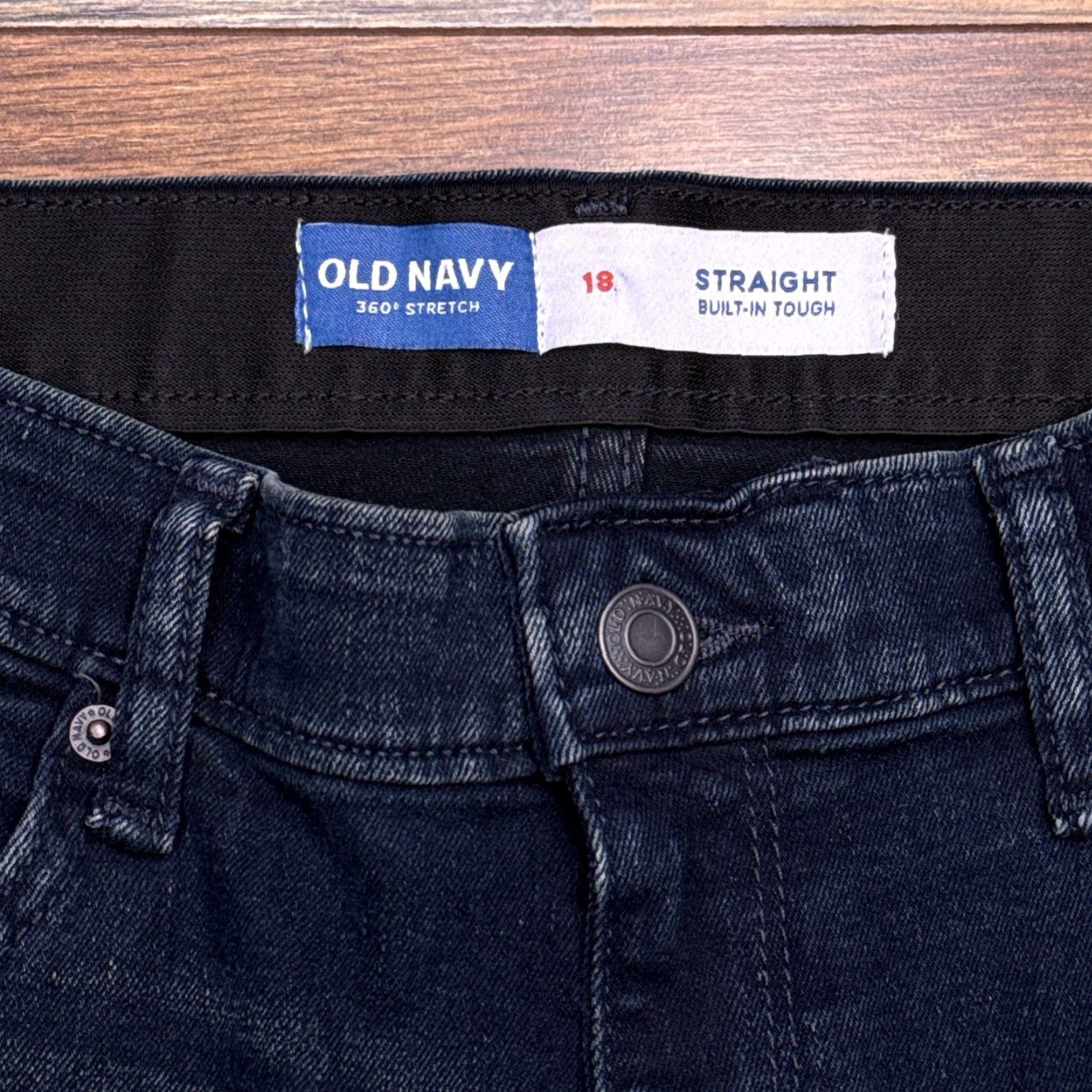 Old Navy Old Navy Jeans Womens 18 Straight Built In Tough 360 Stretch New Size 40" / US 18 - 4 Thumbnail