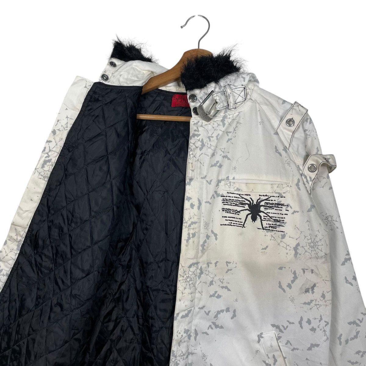 H. Anarchyism For Plus Devils Skull Hooded Jacket