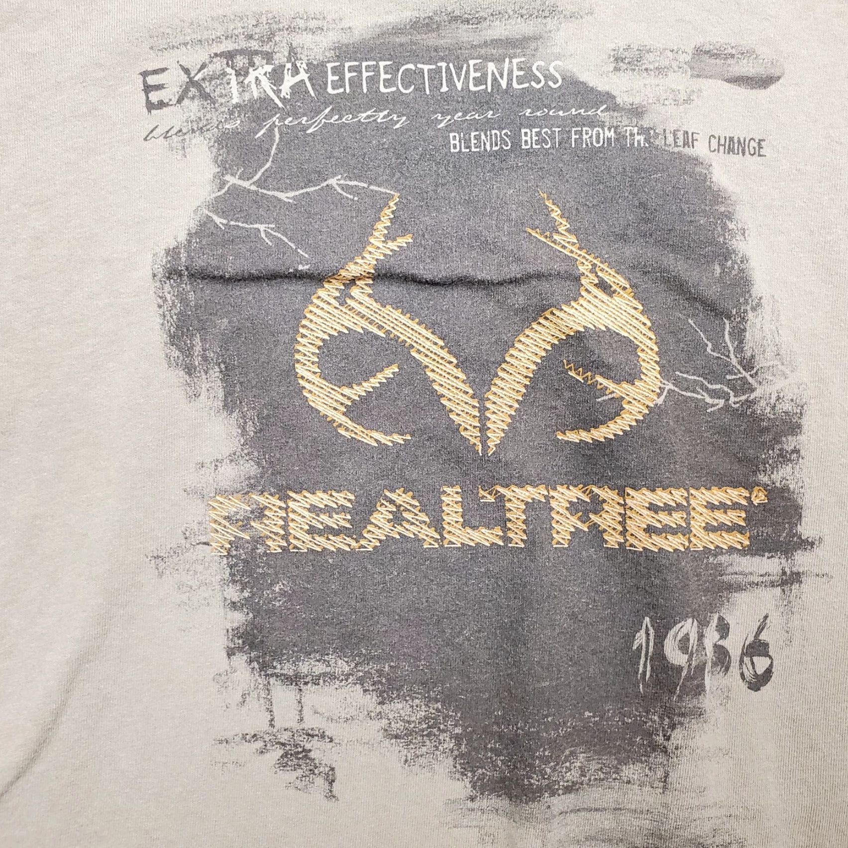 Delta VINTAGE Realtree Shirt Mens XL Brown Short Sleeve Crewneck TEE Size US XL / EU 56 / 4 - 4 Thumbnail