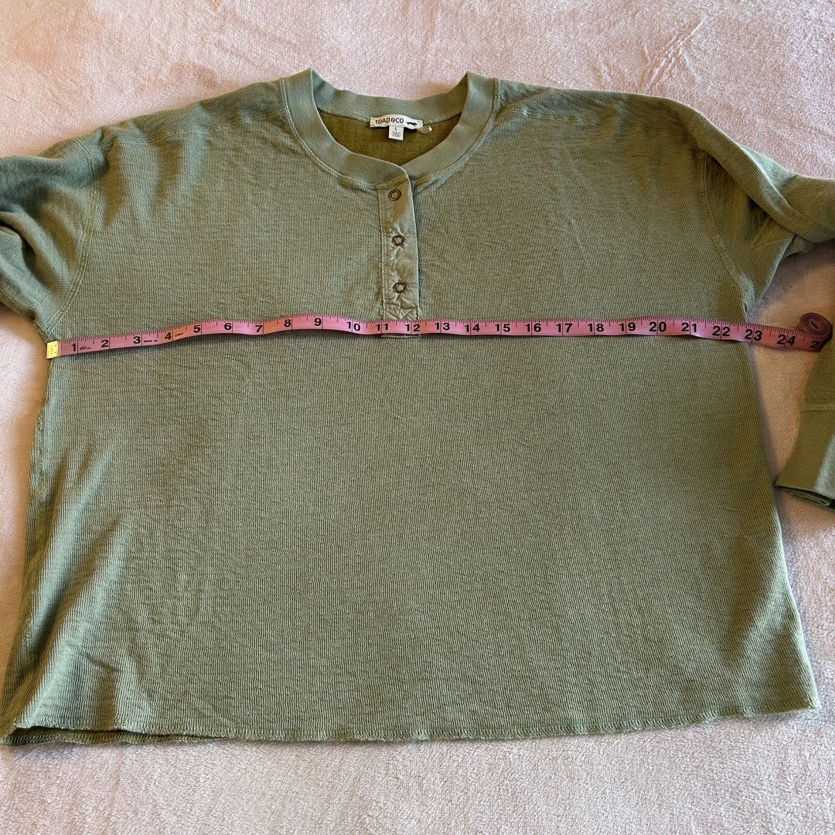 Toad&Co Toad&Co Nord Reversible long sleeve Henley green/mustard L Size L / US 10 / IT 46 - 10 Thumbnail
