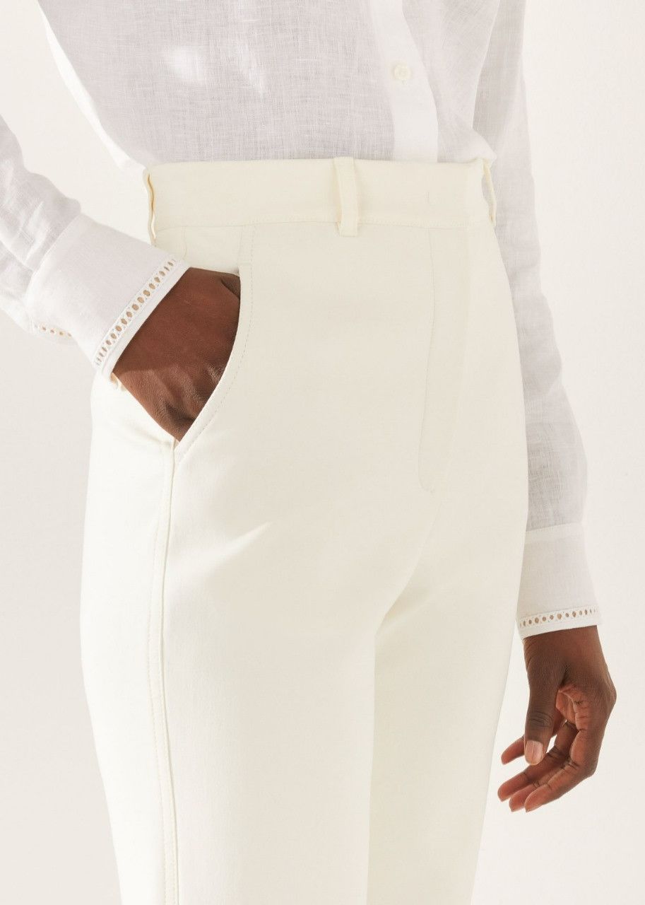 Loro Piana o1srvl11e0424 Trouser in White Size 28" / US 6 / IT 42 - 5 Thumbnail