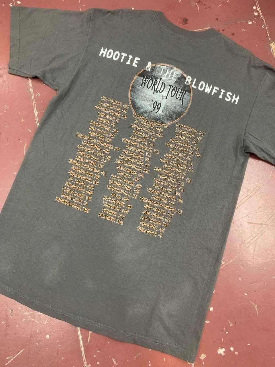 Band Tees × Vintage VINTAGE HOOTIE AND THE BLOWFISH TOUR 1999 Size US L / EU 52-54 / 3 - 5 Thumbnail