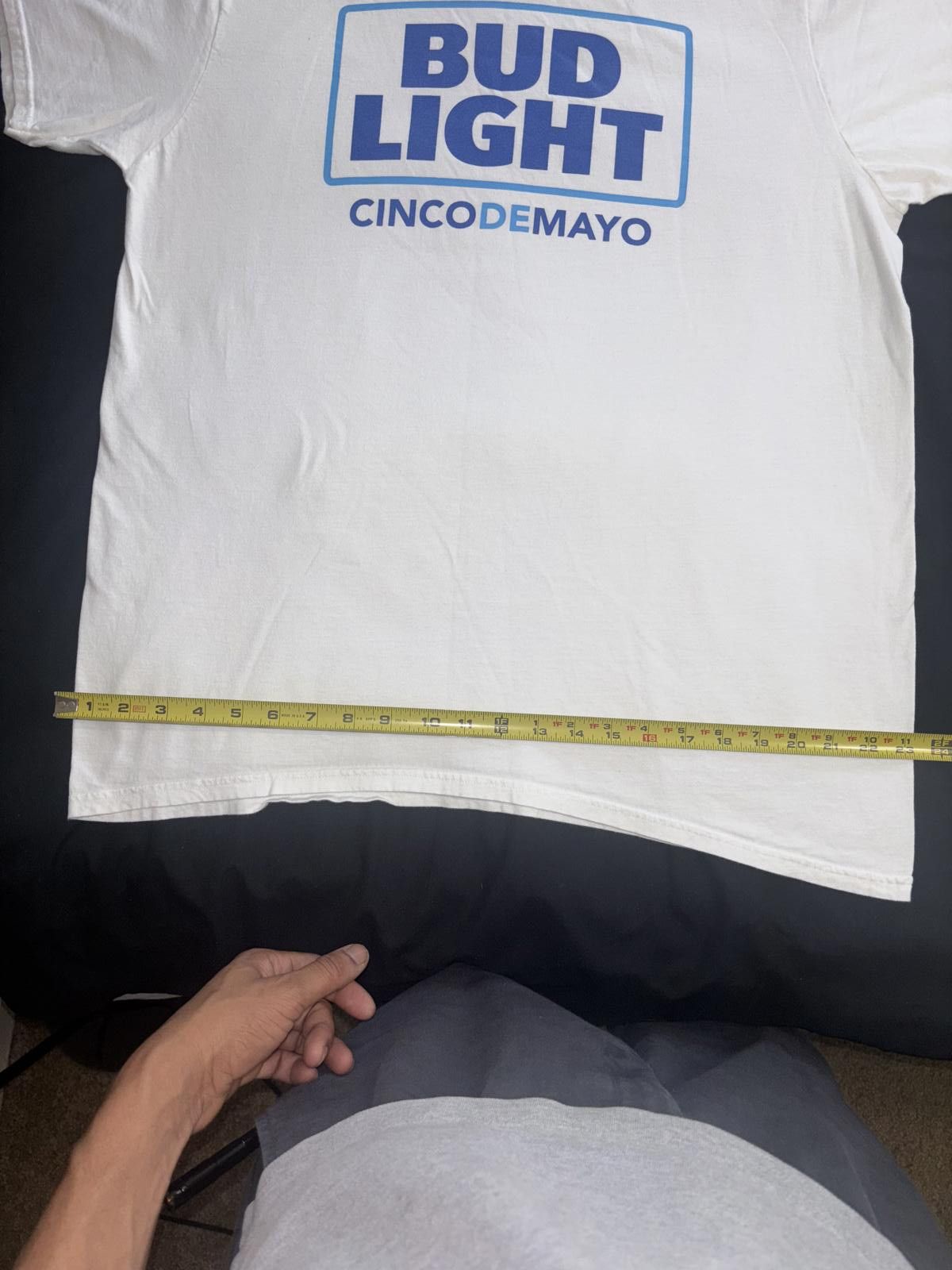 Hanes XL Bud Light Cinco de Mayo T-Shirt Size US XL / EU 56 / 4 - 8 Thumbnail