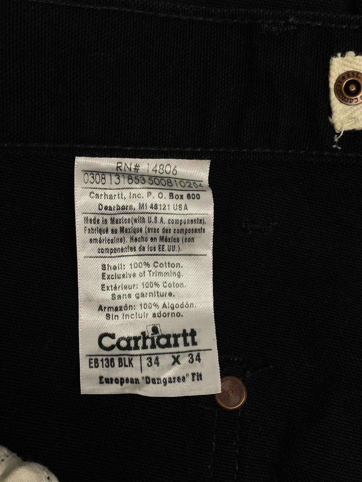 Carhartt Vintage Carhartt Double Knee Workwear Distressed Jeans Pants Size US 34 / EU 50 - 17 Thumbnail