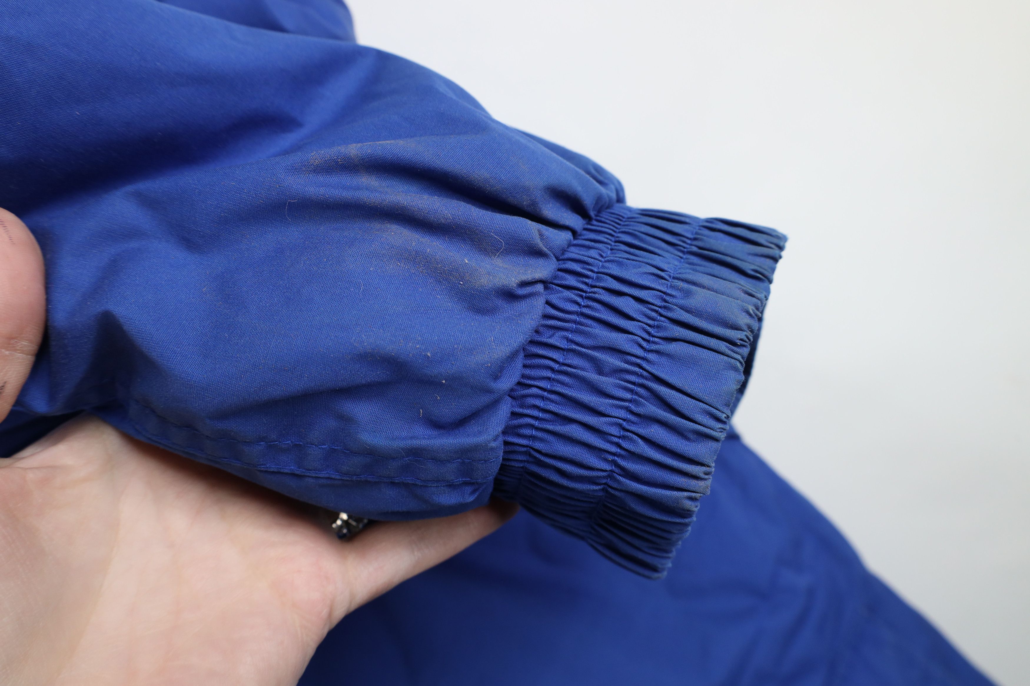 Vintage Vintage 90s Streetwear Winter Puffer Parka Jacket Royal Blue Size US XL / EU 56 / 4 - 4 Thumbnail