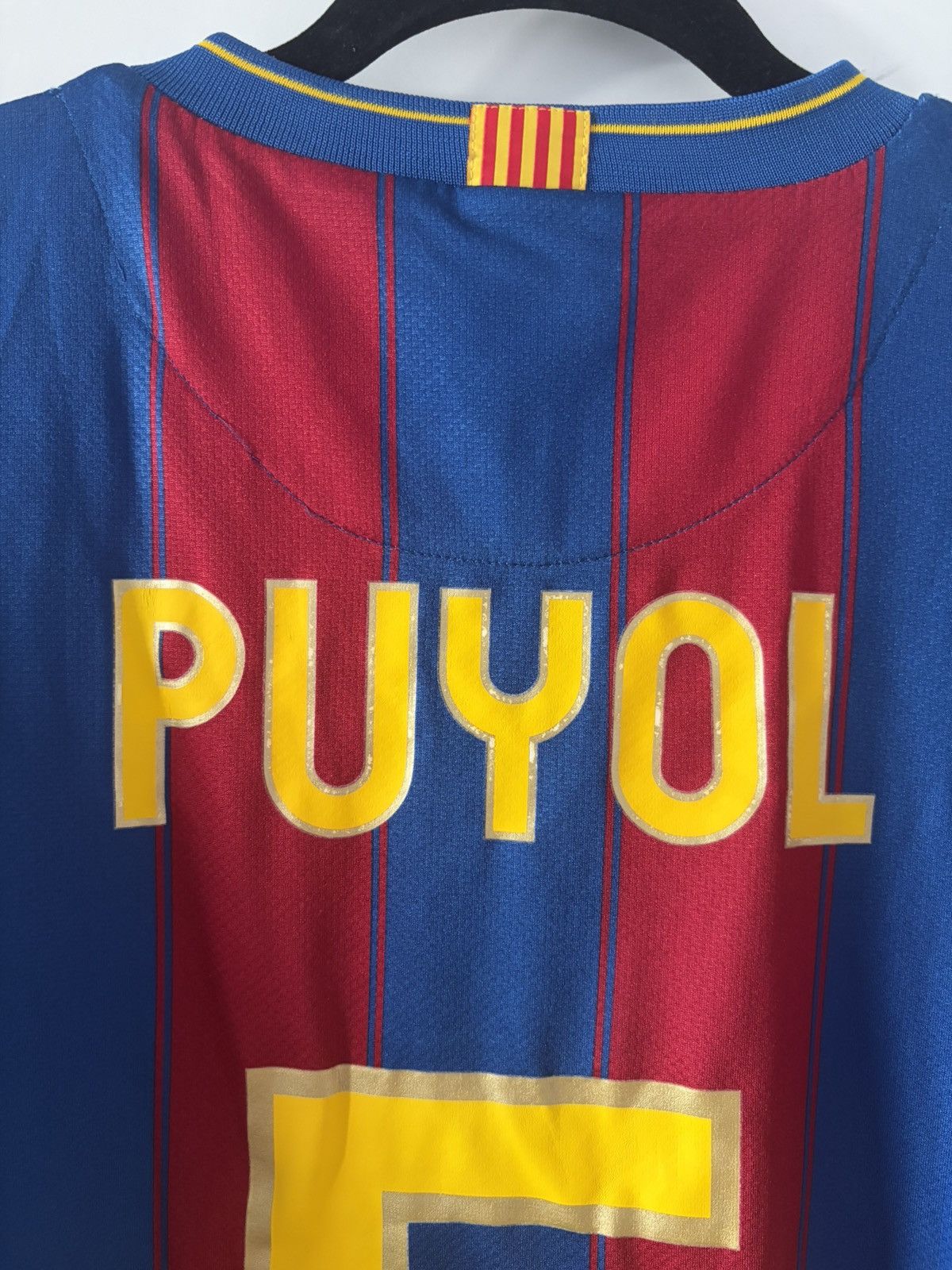 Barcelona nike 2009/2010 domowa Puyol — zdjęcie 2