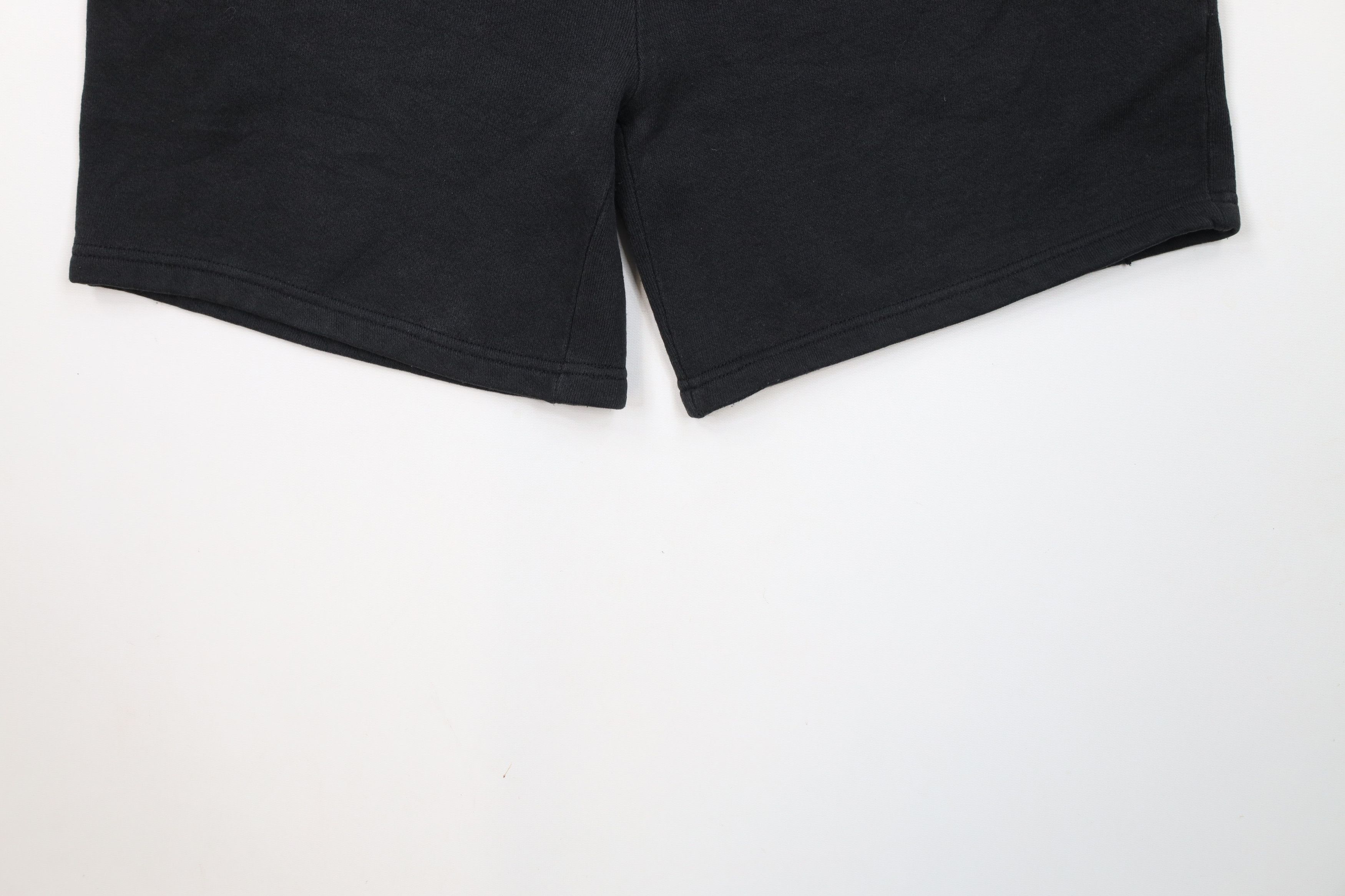 Vintage Vintage 90s Streetwear Knee Sweatpants Shorts Black USA Size US 34 / EU 50 - 4 Thumbnail