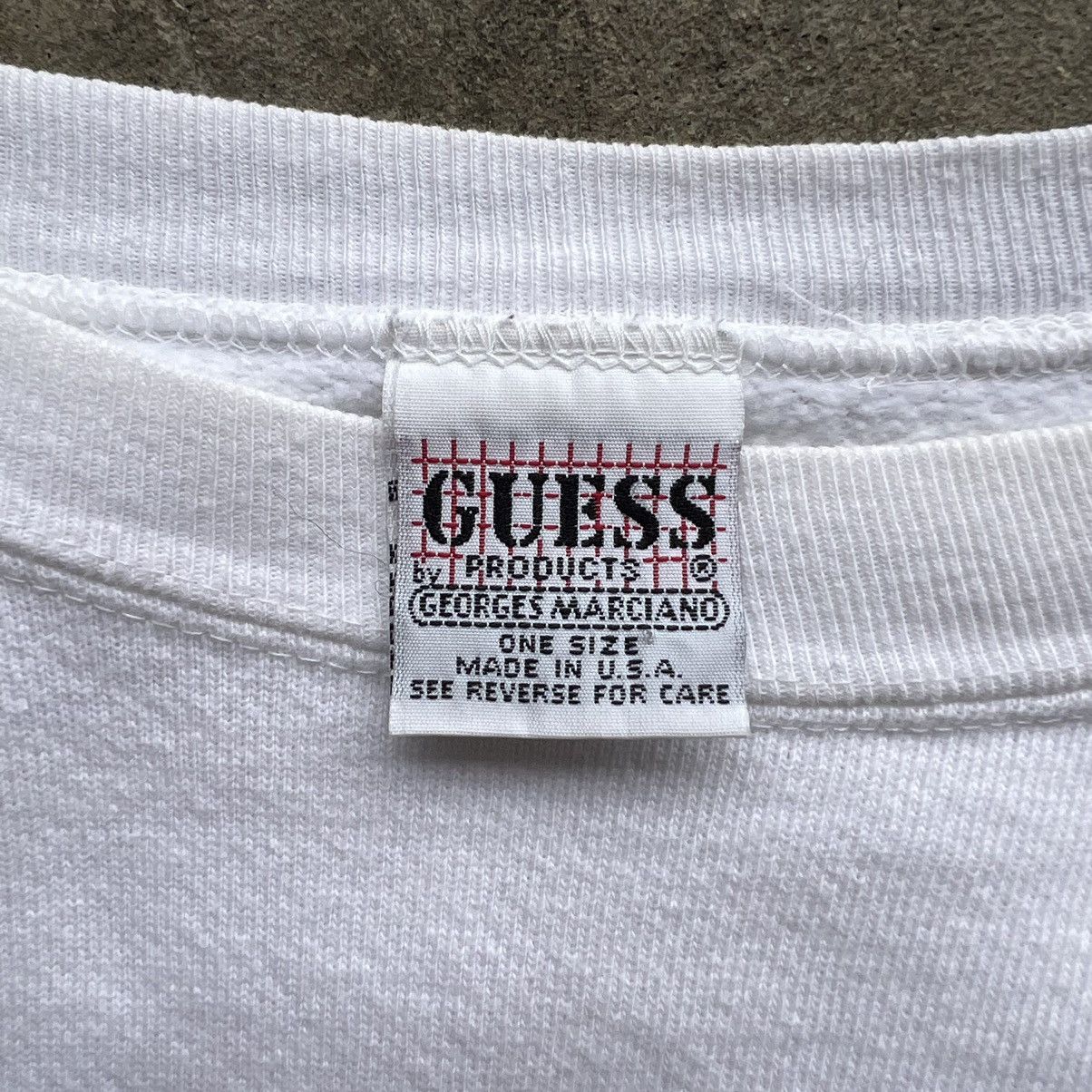 Guess × Vintage Vintage Guess Spellout Logo Crewneck Size US M / EU 48-50 / 2 - 5 Thumbnail