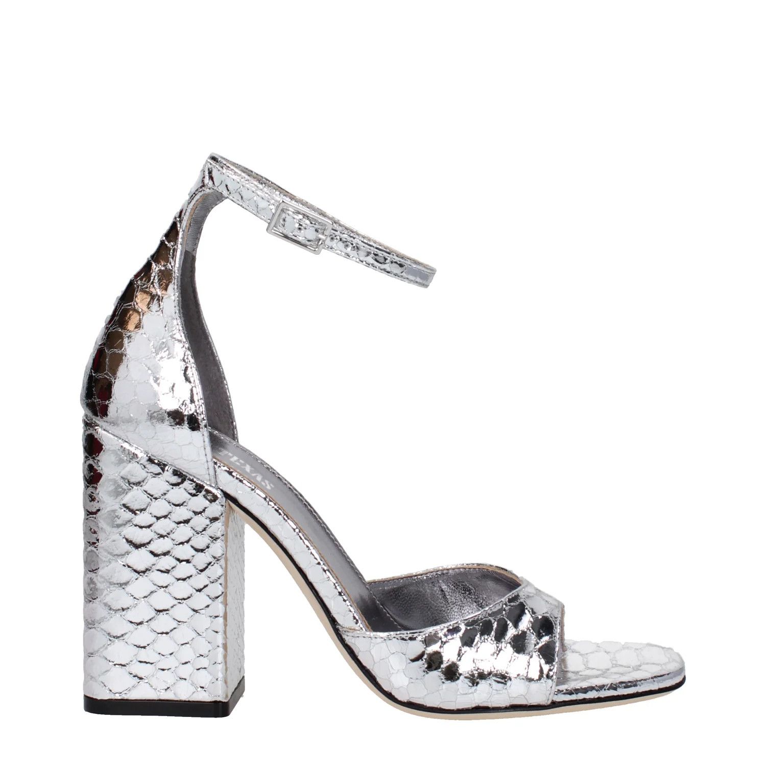 Paris Texas ob1o1e1124 Leather Sandals in Silver Size US 8 / IT 38 - 1 Thumbnail