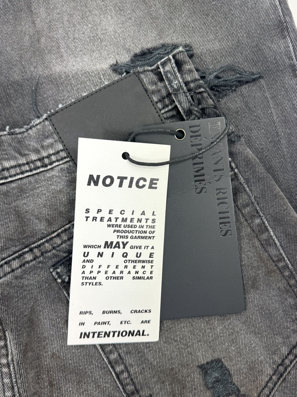 Enfants Riches Deprimes DISTRESSED BAGGY DENIM JEANS Size US 32 / EU 48 - 4 Thumbnail