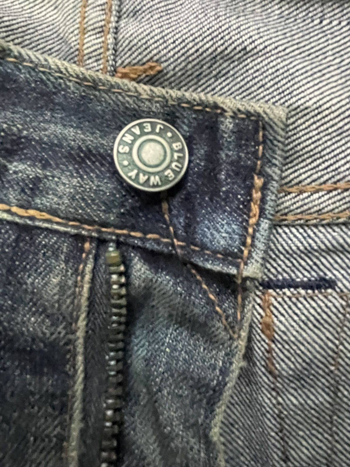 Japanese Brand × Vintage Vintage Blue Way Selvedge Distresed Denim Size US 33 - 24 Thumbnail