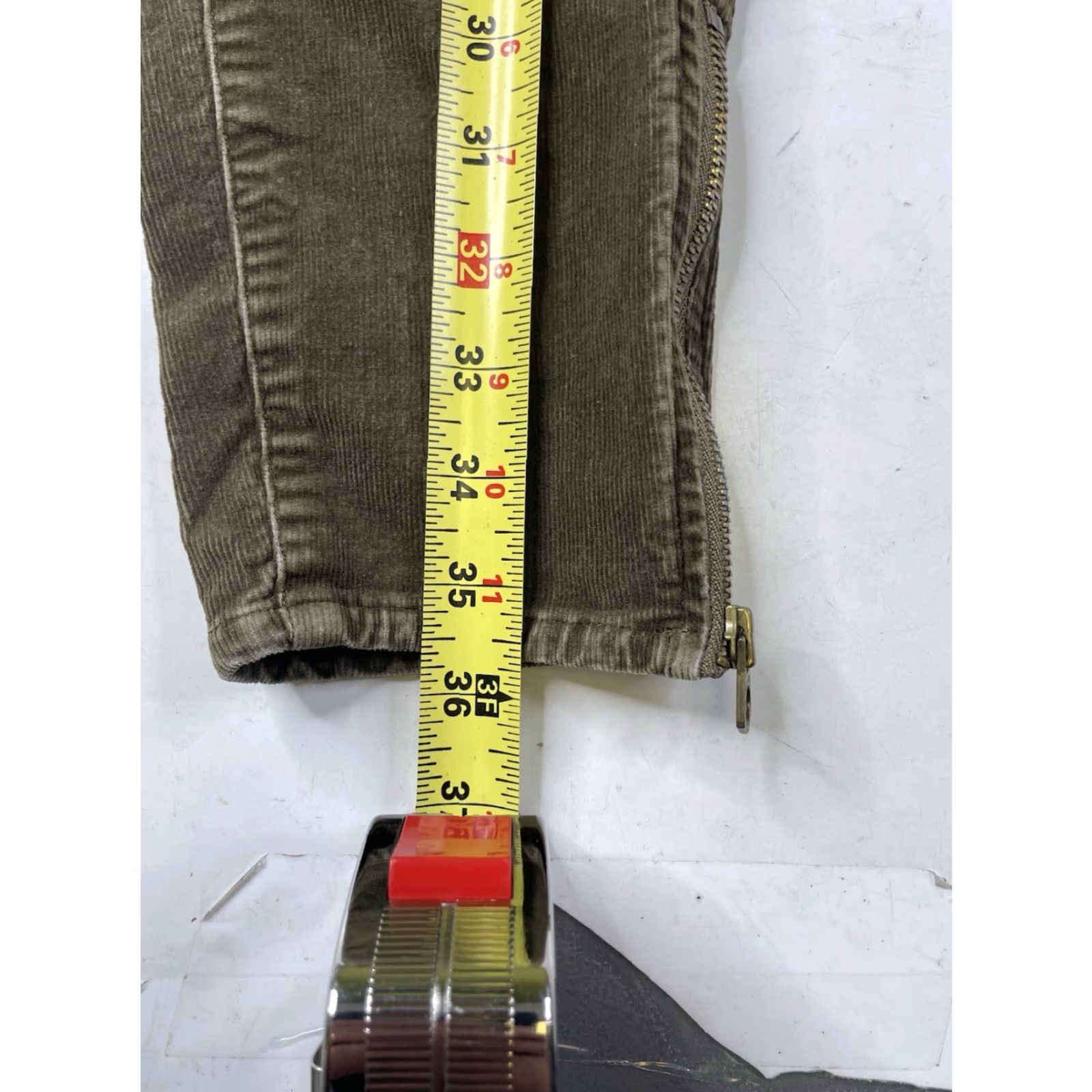 Ralph Lauren Ralph Lauren Rugby Corduroy Skinny Ankle Pants Women's Sz 6 Brown Size 28" / US 6 / IT 42 - 4 Thumbnail