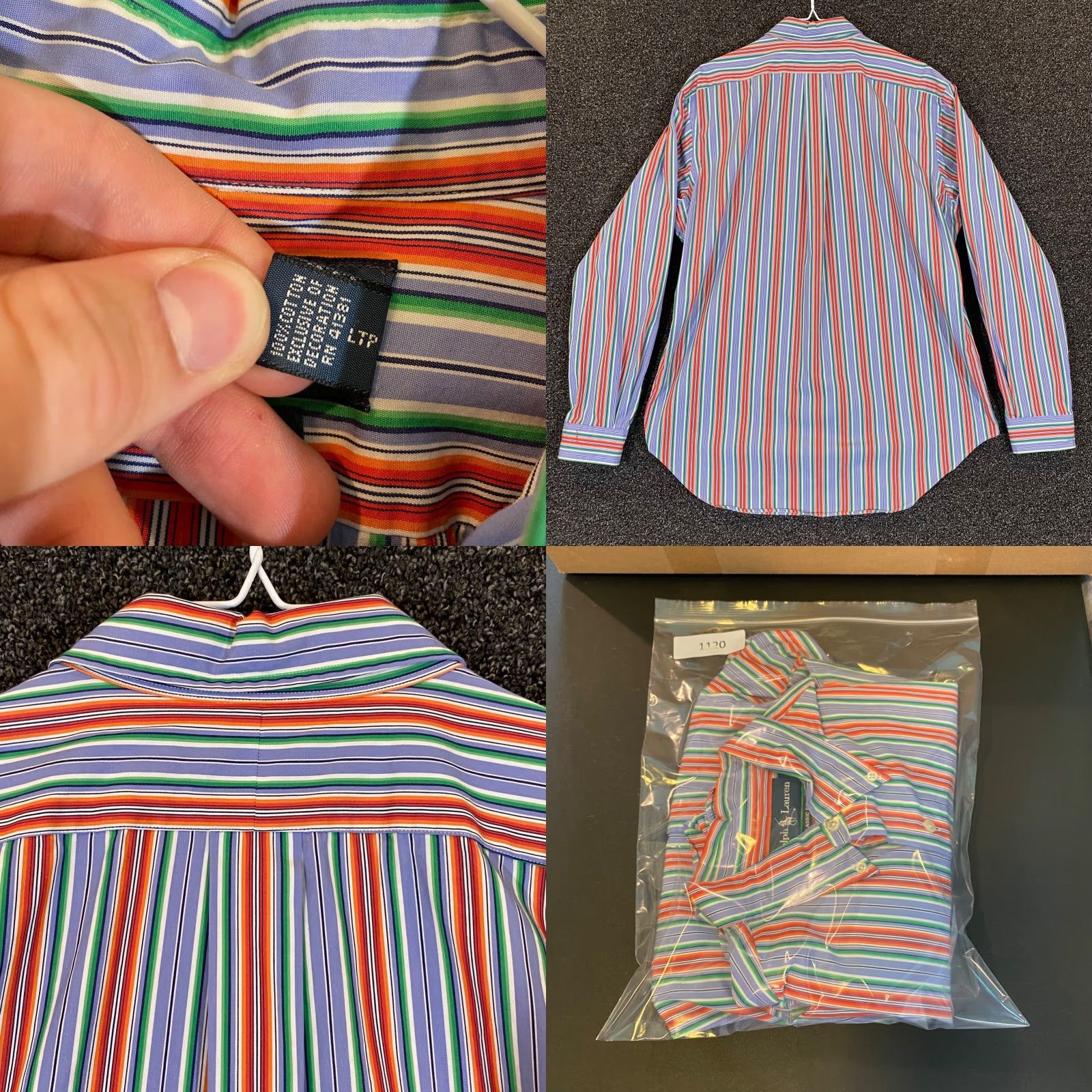 Ralph Lauren Ralph Lauren Shirt Mens Large Multicolor Striped Button Down Dress Top L/S Size US L / EU 52-54 / 3 - 8 Thumbnail