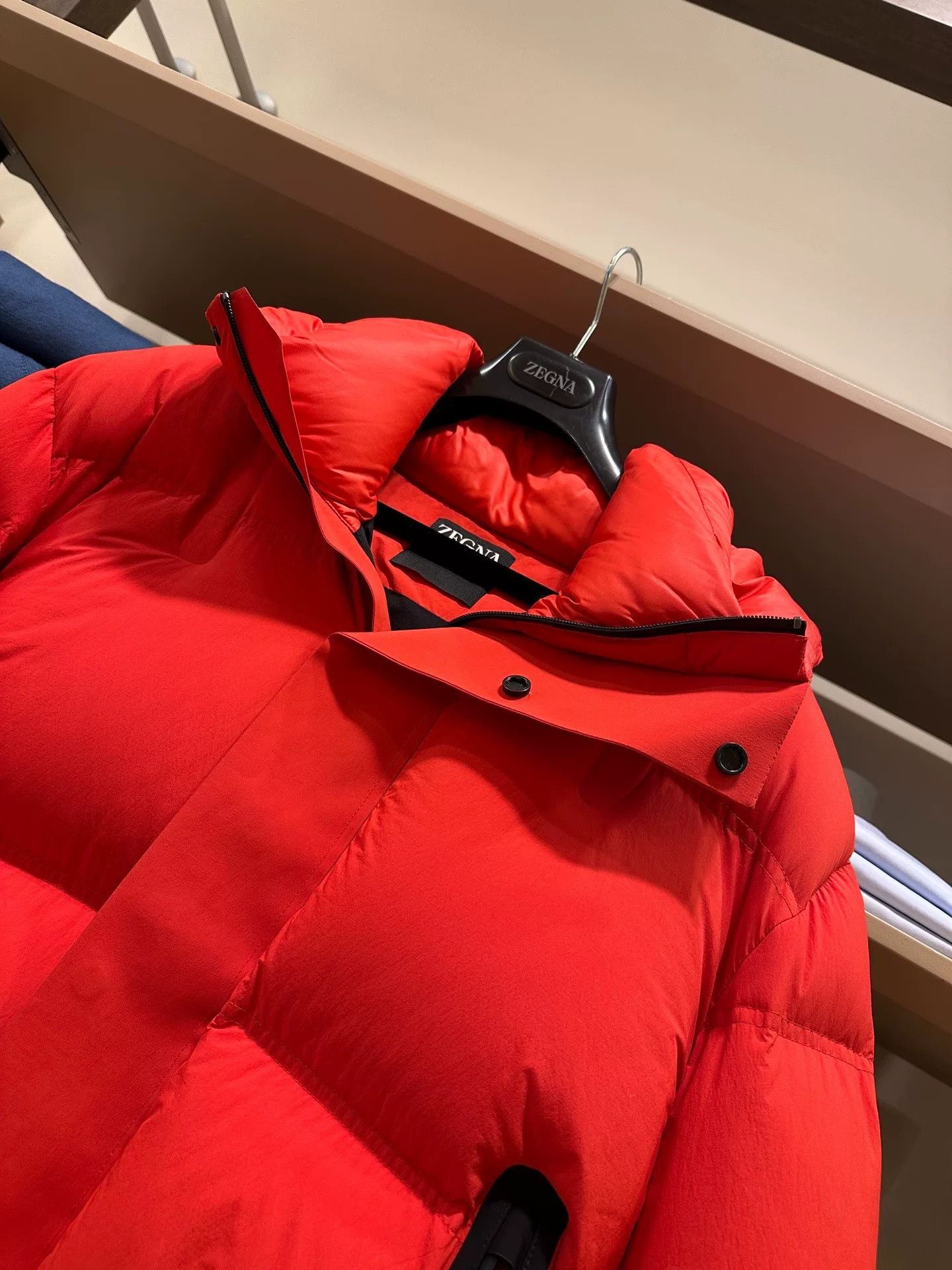 Ermenegildo Zegna Zegna Red Mens Puffer Down Jacket Size US XL / EU 56 / 4 - 2 Thumbnail