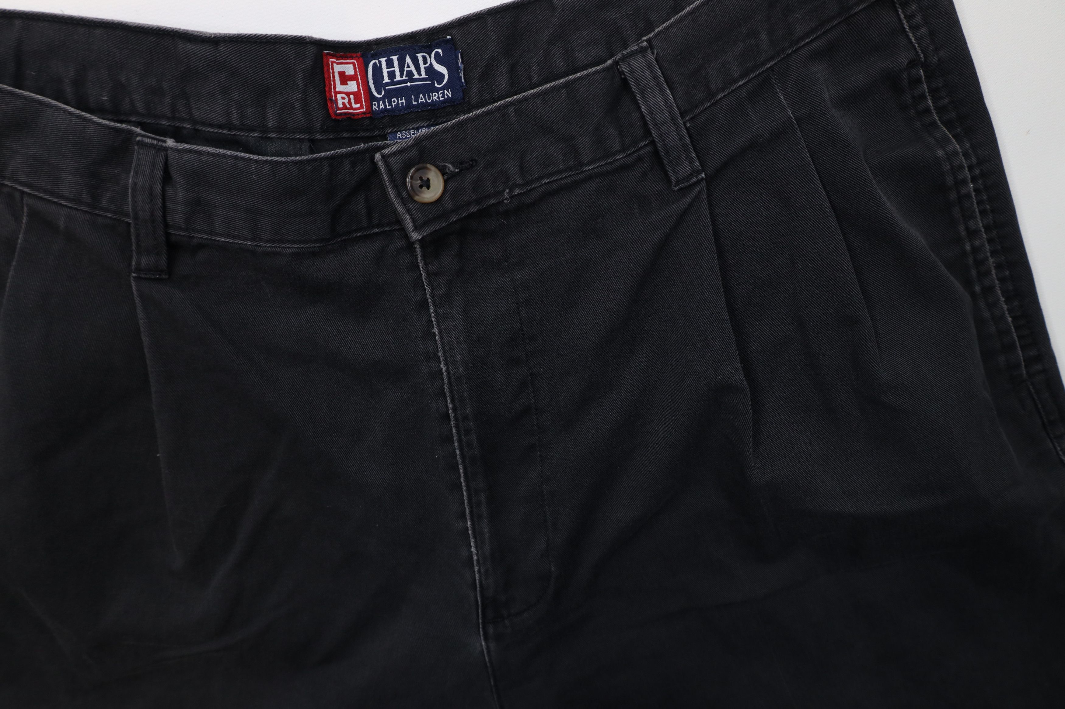 Polo Ralph Lauren Vintage 90s Chaps Ralph Lauren Pleated Cuffed Chino Pants Size US 34 / EU 50 - 7 Thumbnail