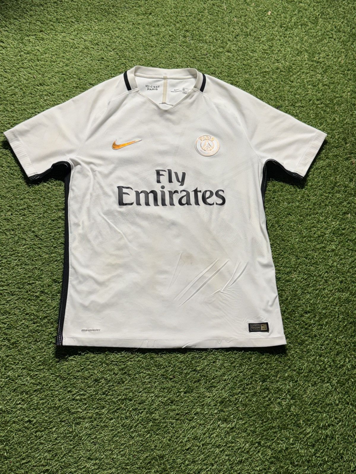Balenciaga × Nike PSG X Balenciaga Jersey White | Grailed