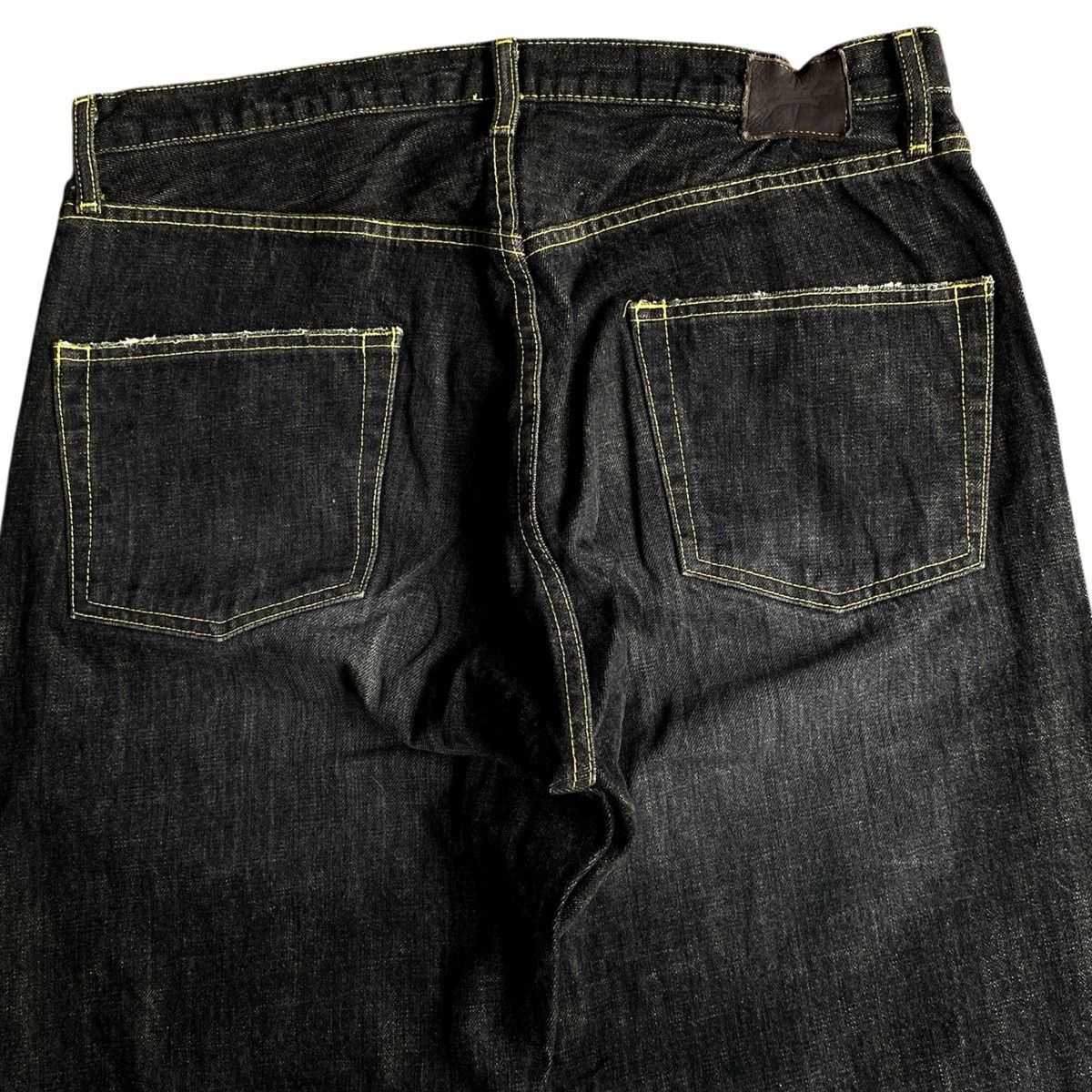 Ed Hardy × Japanese Brand Vintage Japanese Denim Koi Karakuri tamashi Sukajan Jeans Size US 35 - 6 Thumbnail