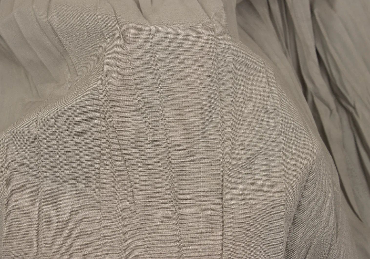 Issey Miyake Band Collar Pleated Shirt in Gray, Size M Size US M / EU 48-50 / 2 - 15 Thumbnail