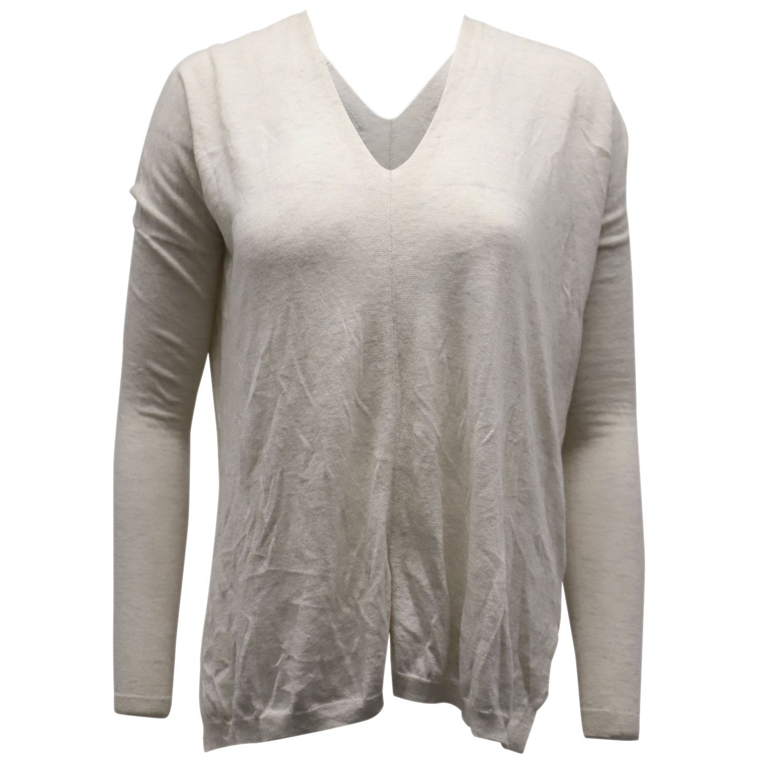 Vince Vince V Neck Sweater in Cream Wool Size XS / US 0-2 / IT 36-38 - 1 Thumbnail