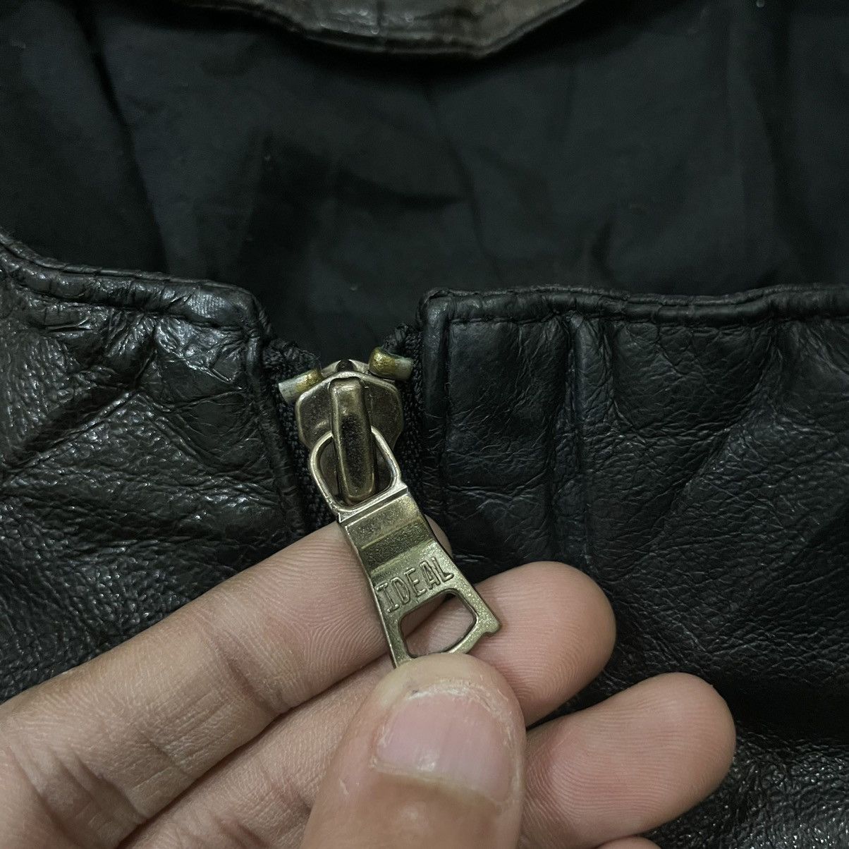If Six Was Nine Vintage LHP Asymmetric Seditionaries Hoodie Leather Jacket Size US M / EU 48-50 / 2 - 10 Thumbnail