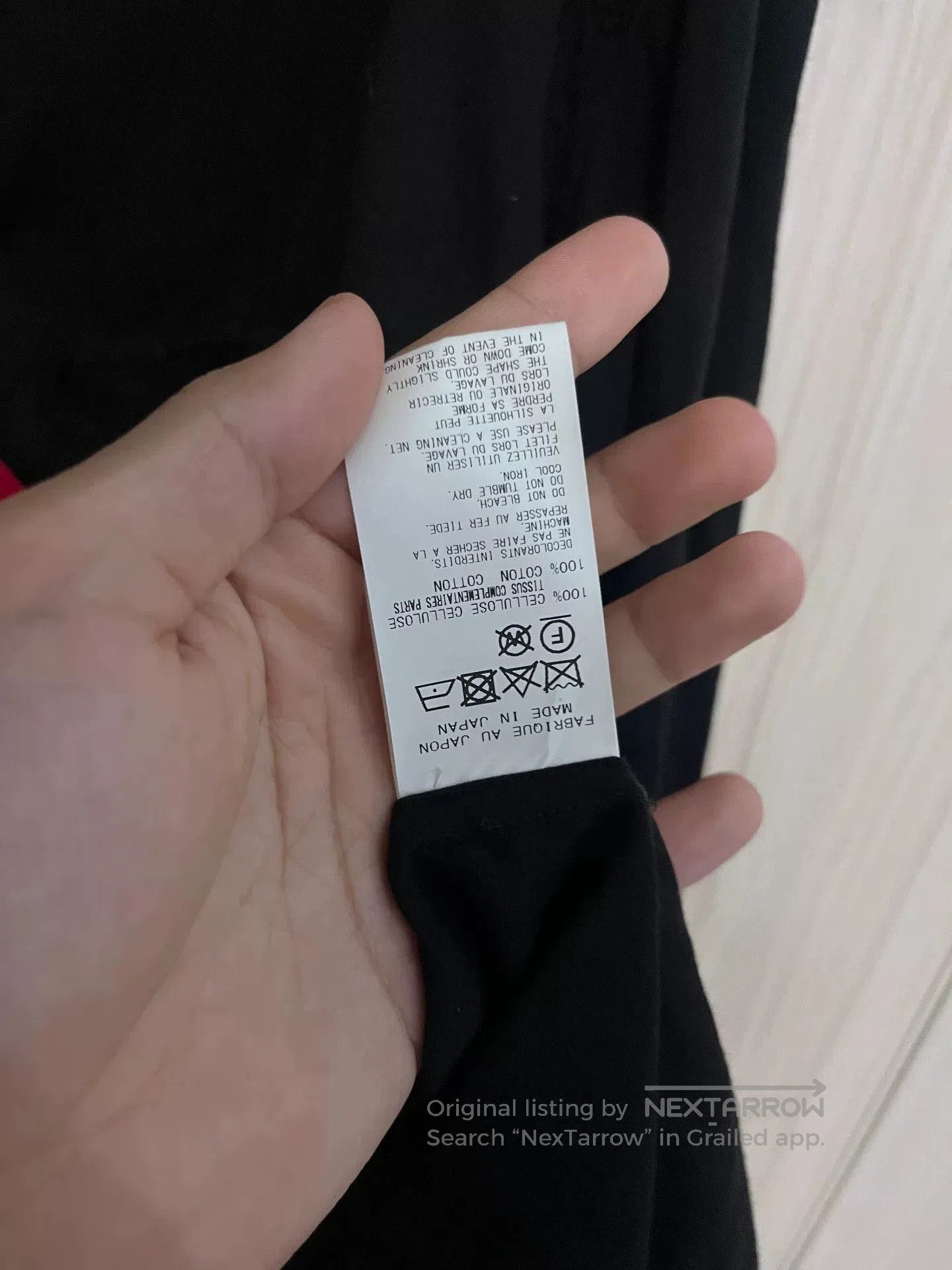 Yohji Yamamoto Yohji Yamamoto Red Black Collar Shirt. Size US M / EU 48-50 / 2 - 4 Thumbnail