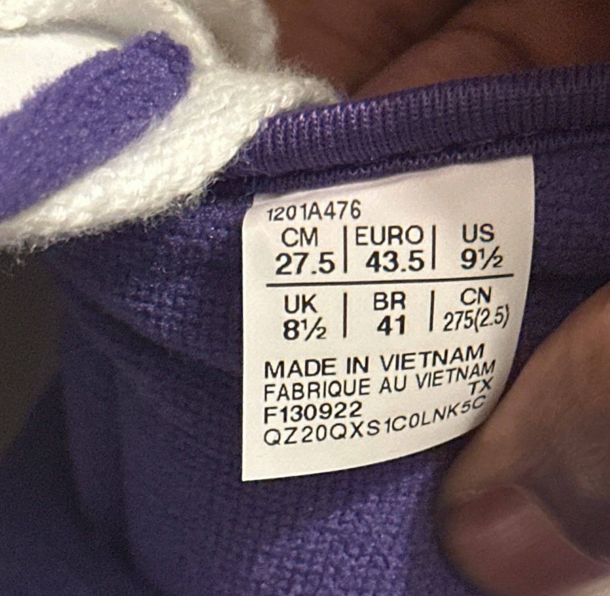 Asics ex89 lakers Size US 9.5 / EU 42-43 - 6 Thumbnail