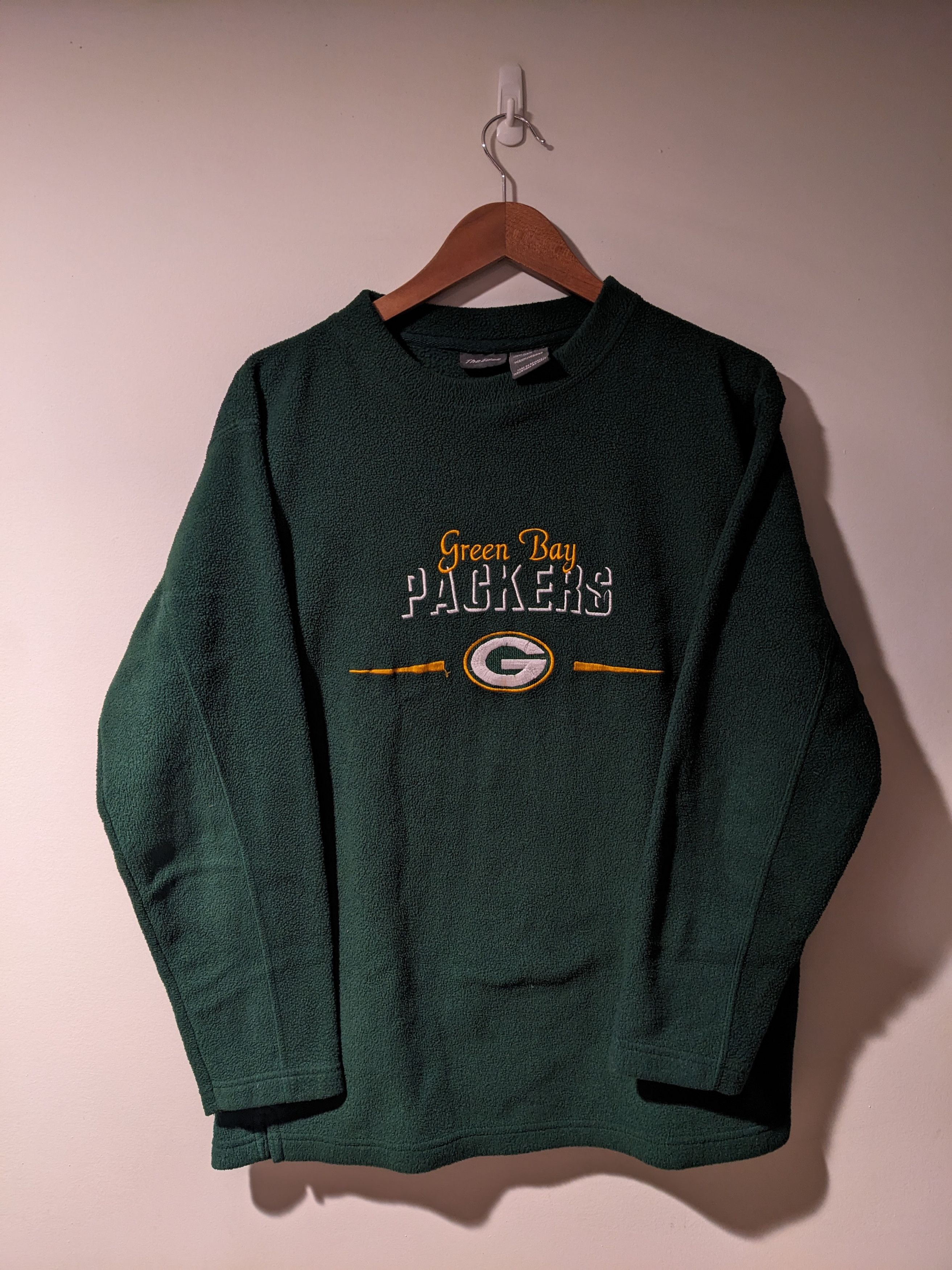 NFL × Vintage Vintage 90s Green Bay Packers NFL Football Fleece Sweatshirt Size US M / EU 48-50 / 2 - 1 Thumbnail
