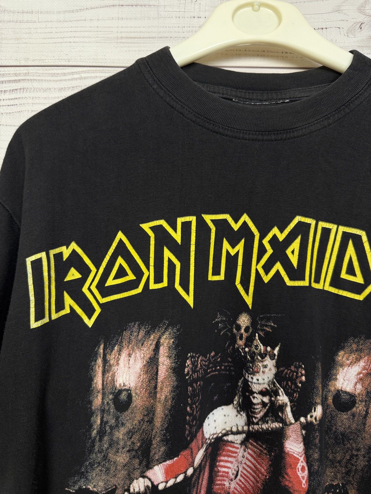 Iron Maiden Vintage IRON MAIDEN 2002 Rock Band T Shirt Tee Big Logo Size US M / EU 48-50 / 2 - 5 Thumbnail