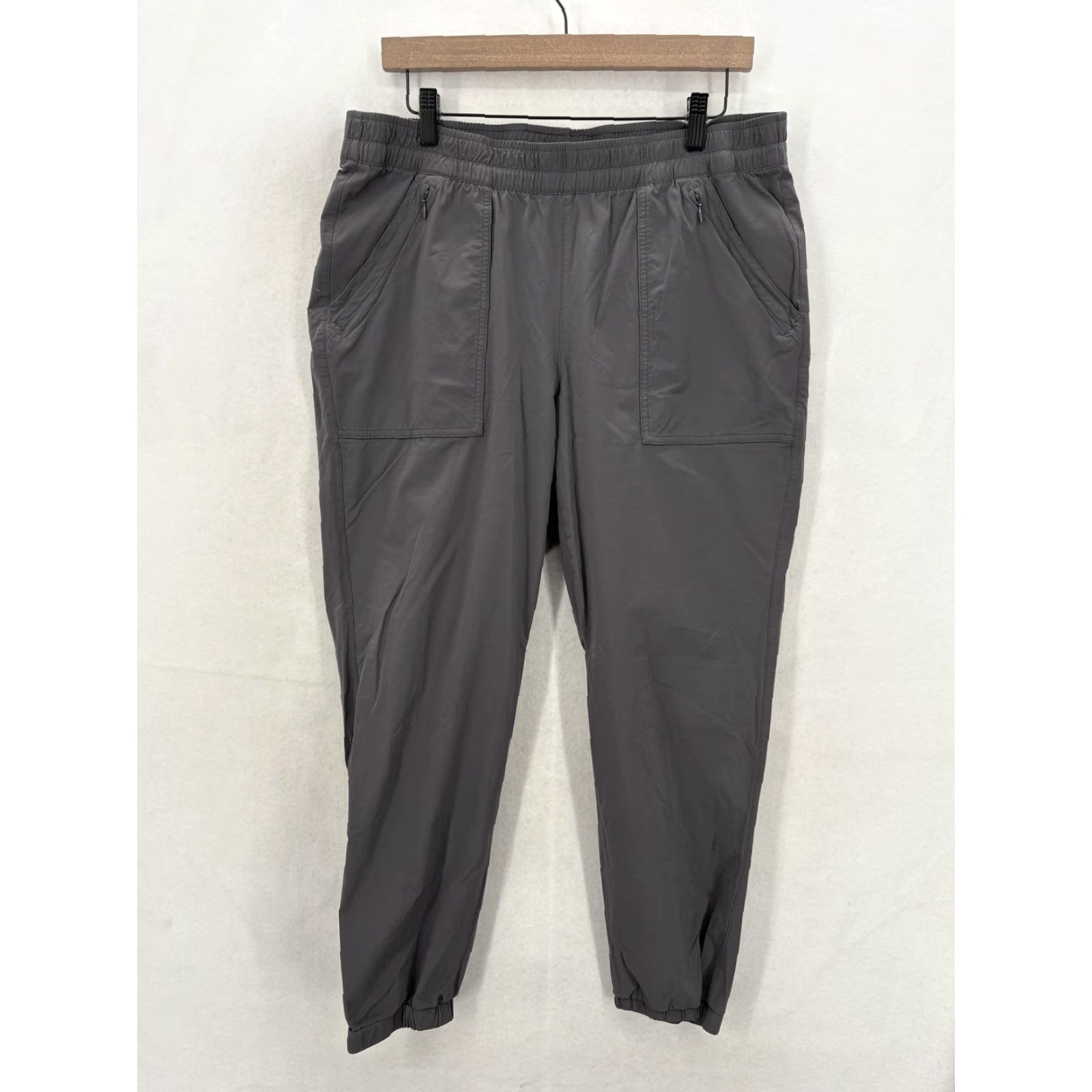 Duluth Trading Company Duluth Flex Sidewinder Lightweight Jogger Pants Womens Large Gray Stretch Trail Size 36" / US 14 / IT 50 - 2 Thumbnail
