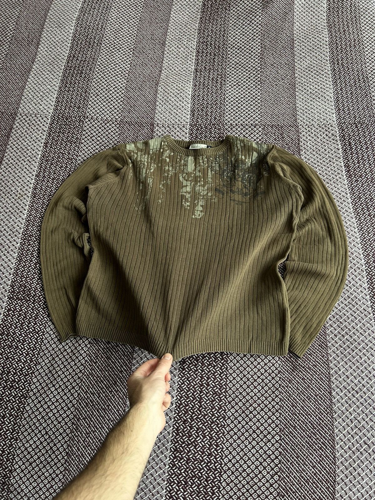 Japanese Brand Vintage Clockhouse Japanese Style Y2K Knitted Sweater Sz M Size US M / EU 48-50 / 2 - 4 Thumbnail