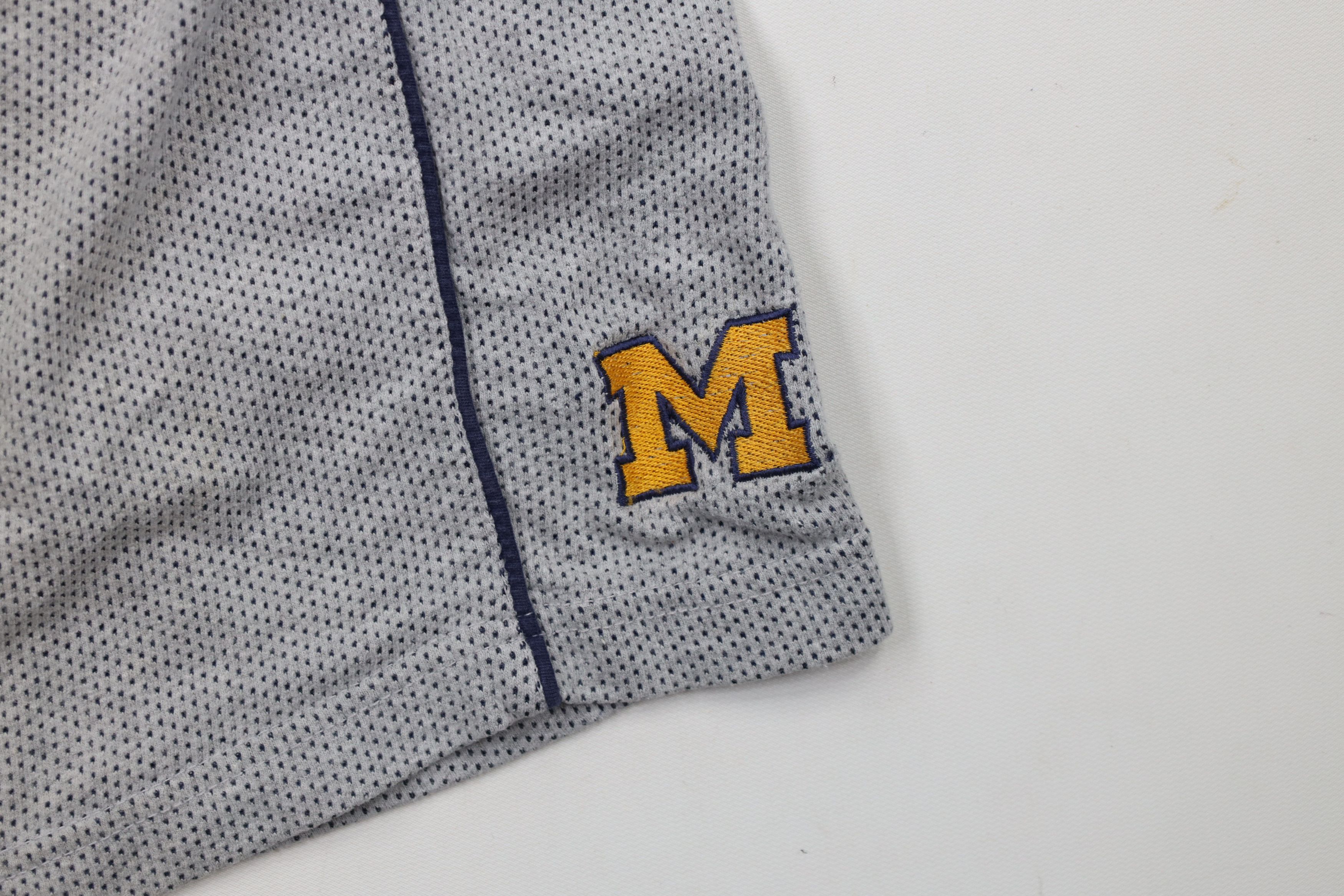 Vintage Vintage 90s University of Michigan Mesh Above Knee Shorts Size US 36 / EU 52 - 5 Thumbnail