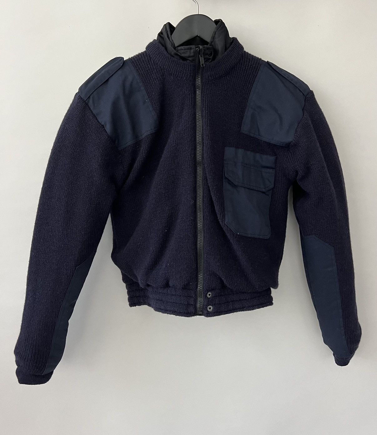Vetements Vetements Police Reversible Knit Bomber Jacket Size US M / EU 48-50 / 2 - 3 Thumbnail
