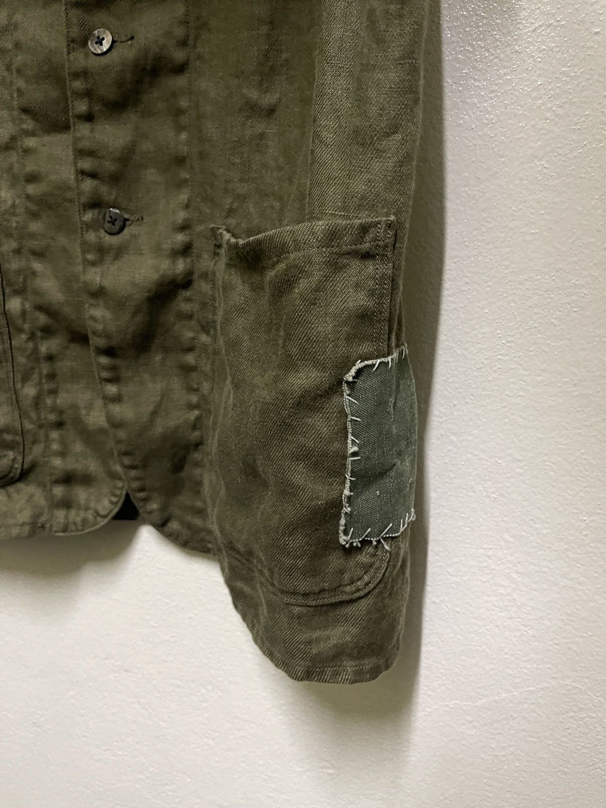 Japanese Brand Kapital Linen Four Button Jacket Size US L / EU 52-54 / 3 - 6 Thumbnail